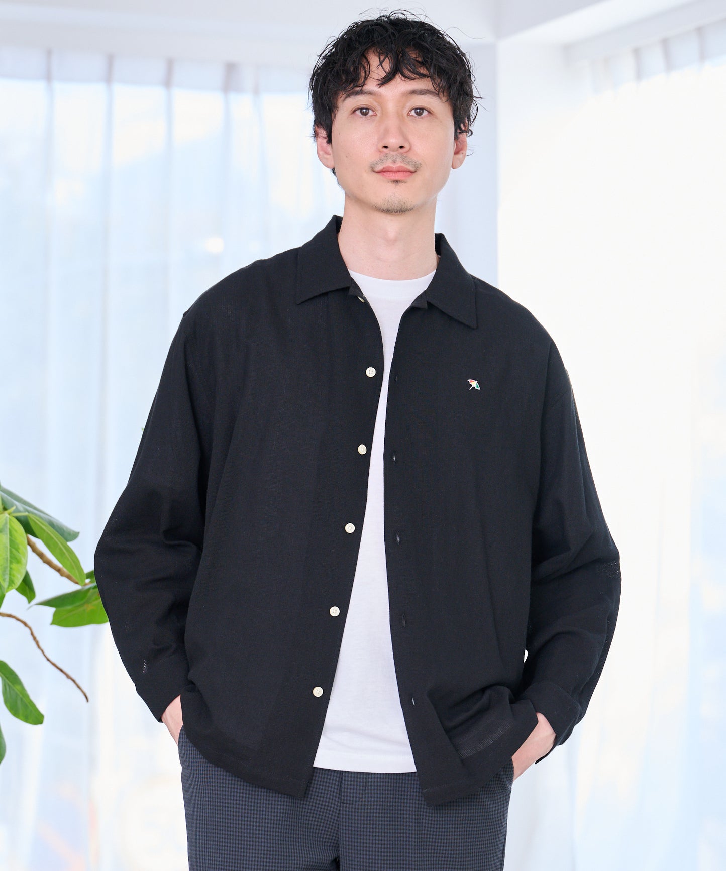シェア パナマ 長袖シャツ + 半袖Tシャツ セット