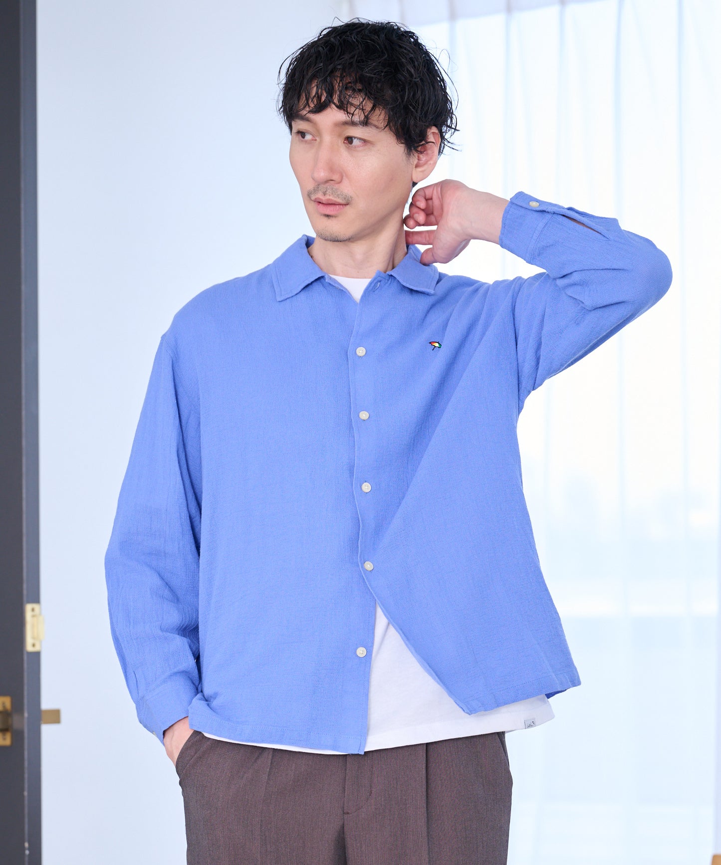 シェア パナマ 長袖シャツ + 半袖Tシャツ セット