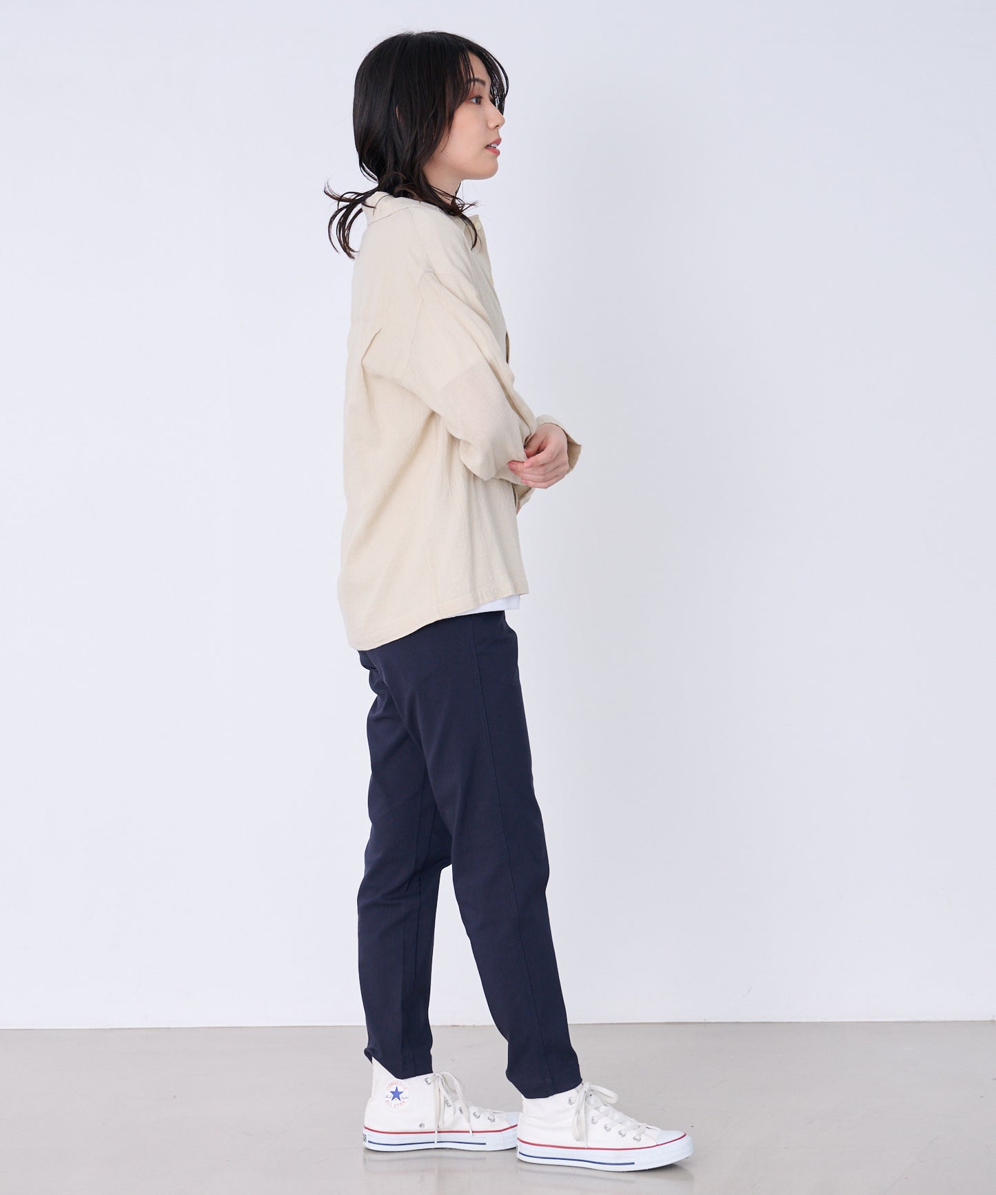 シェア パナマ 長袖シャツ + 半袖Tシャツ セット