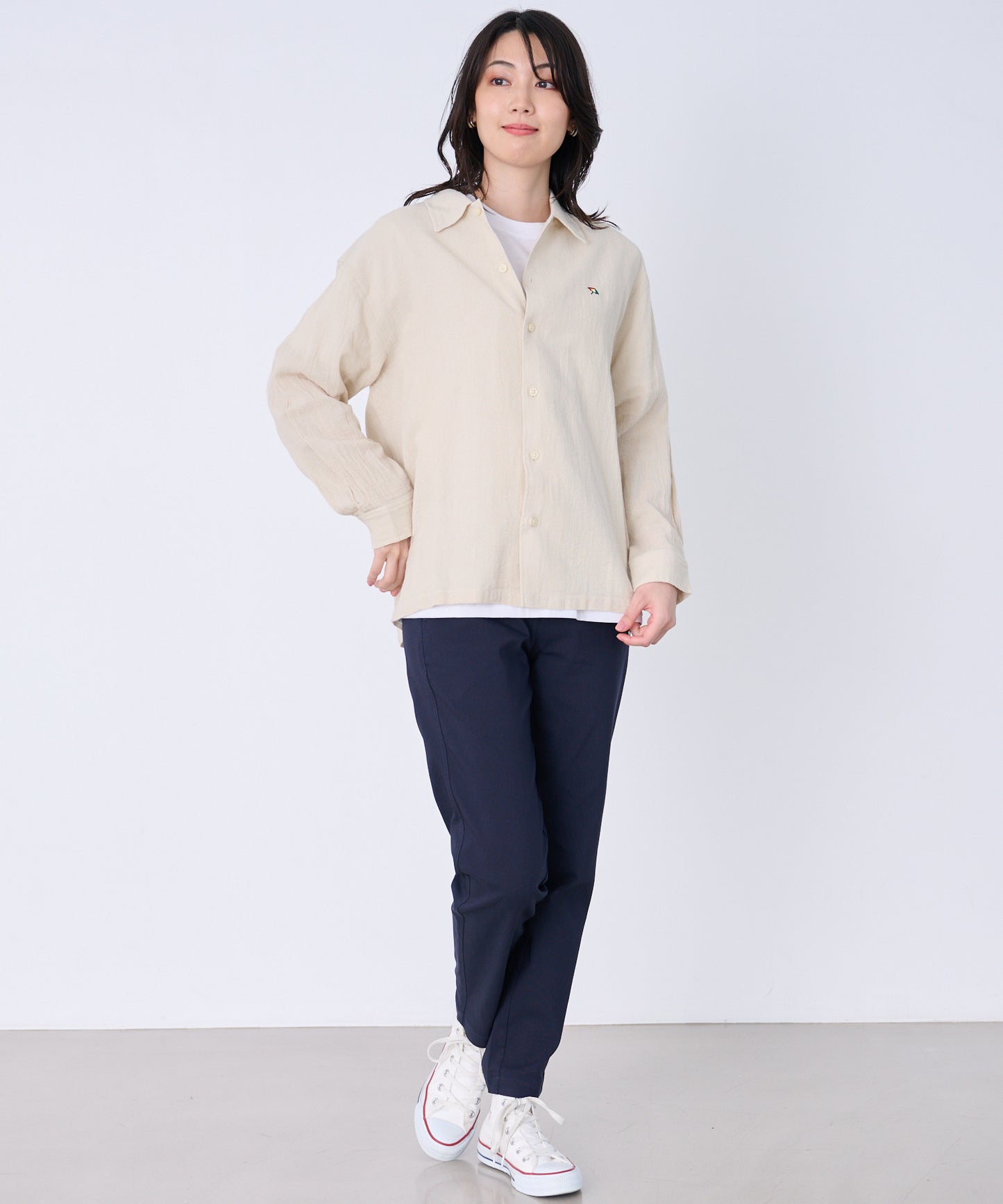 シェア パナマ 長袖シャツ + 半袖Tシャツ セット