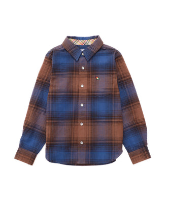 ネルチェック 長袖シャツ【キッズ】
