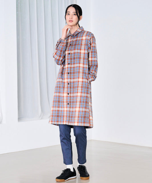 Arnold Palmer ヘビーネル 先染め シャツワンピース