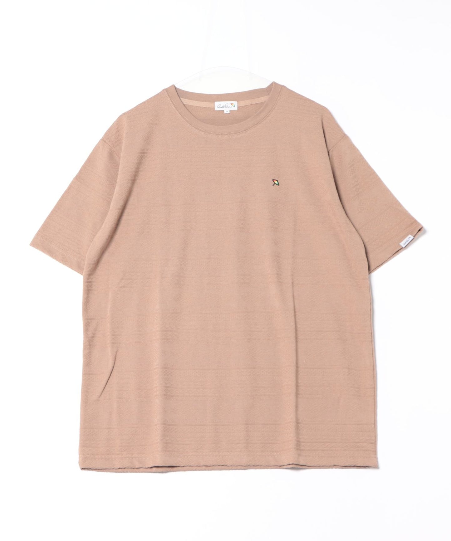 幾何学ジャガードTシャツ