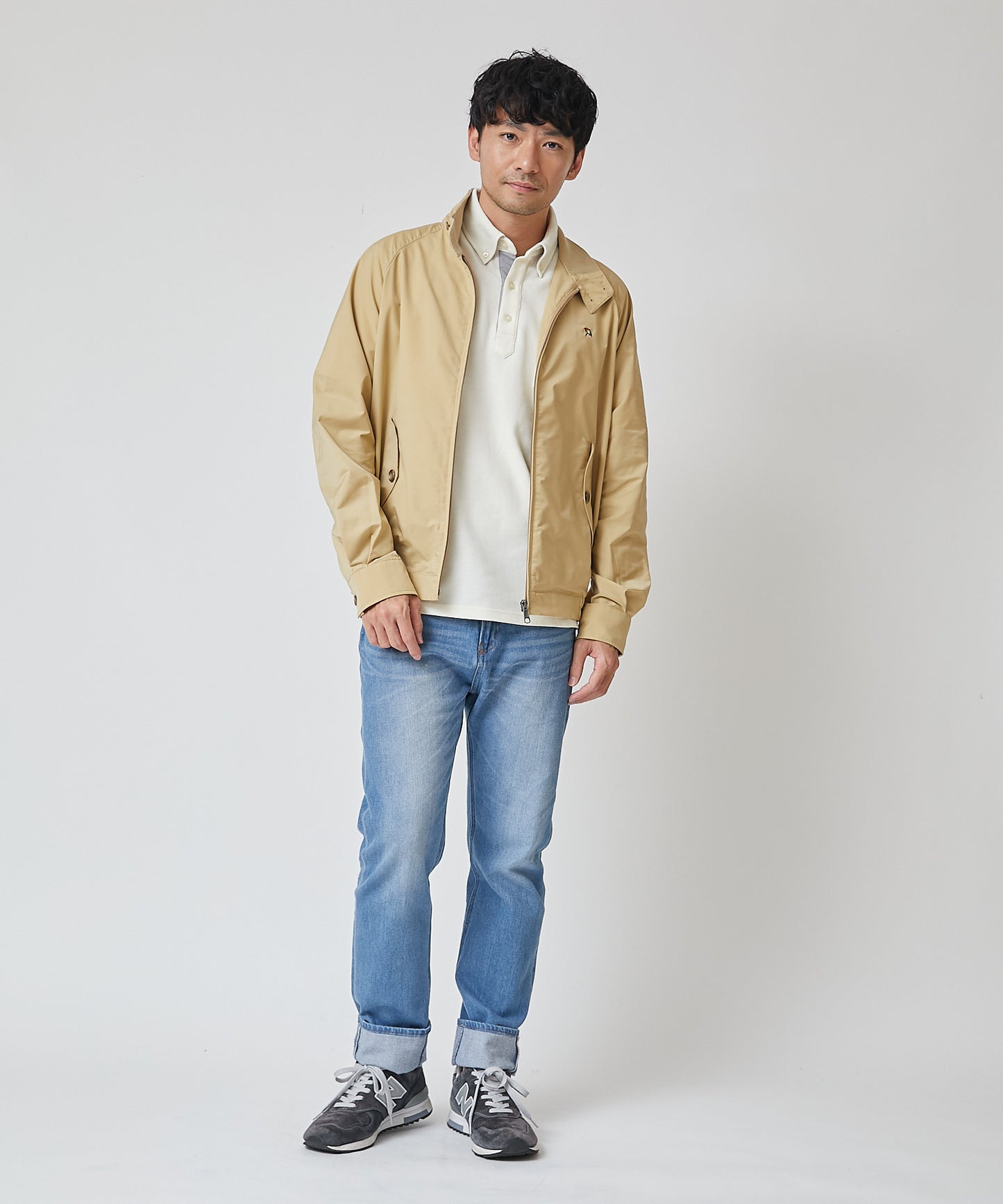 【残り1点】コットンタッチ ハリントン ジャケット