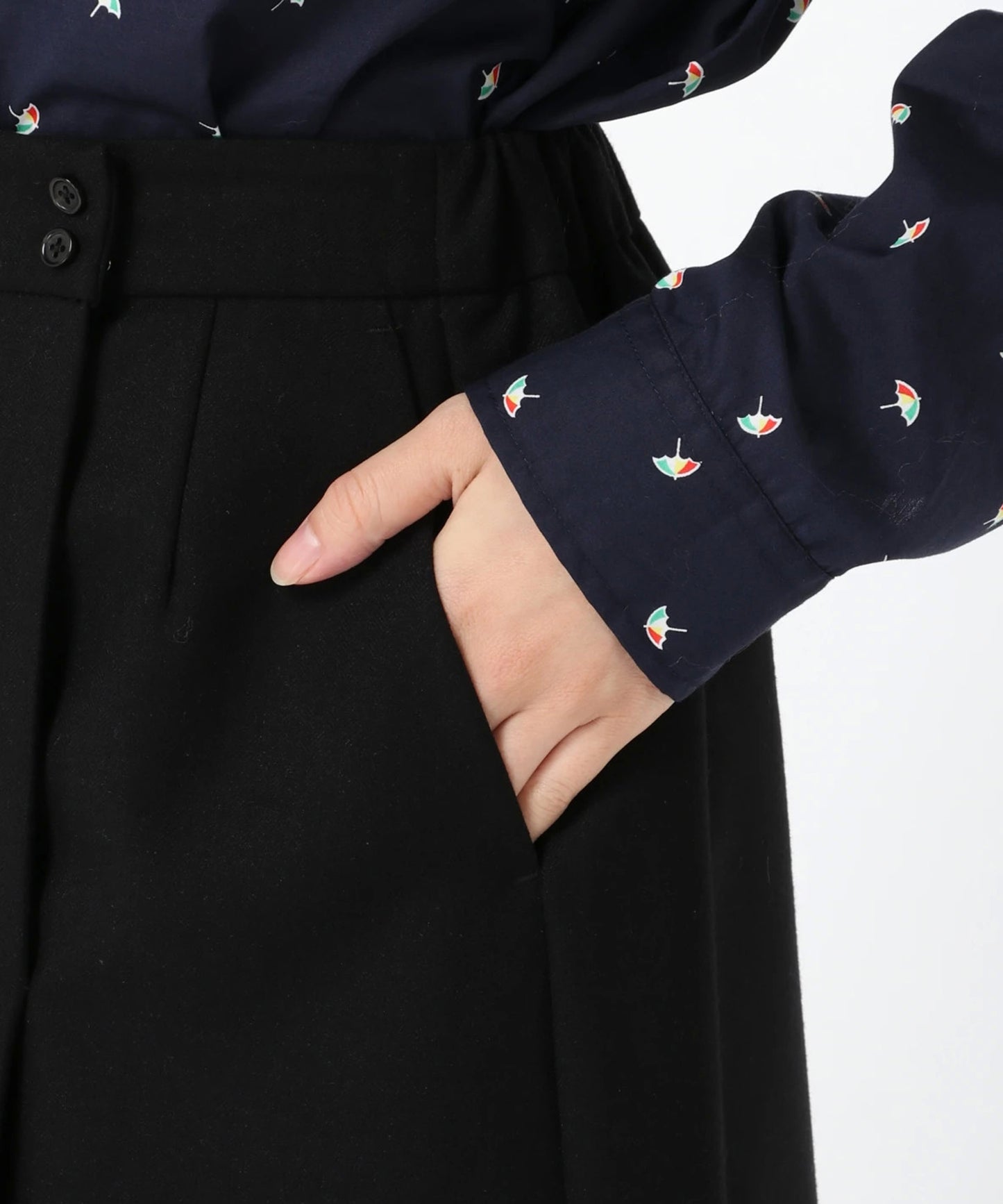 ヘリンボーンスカート