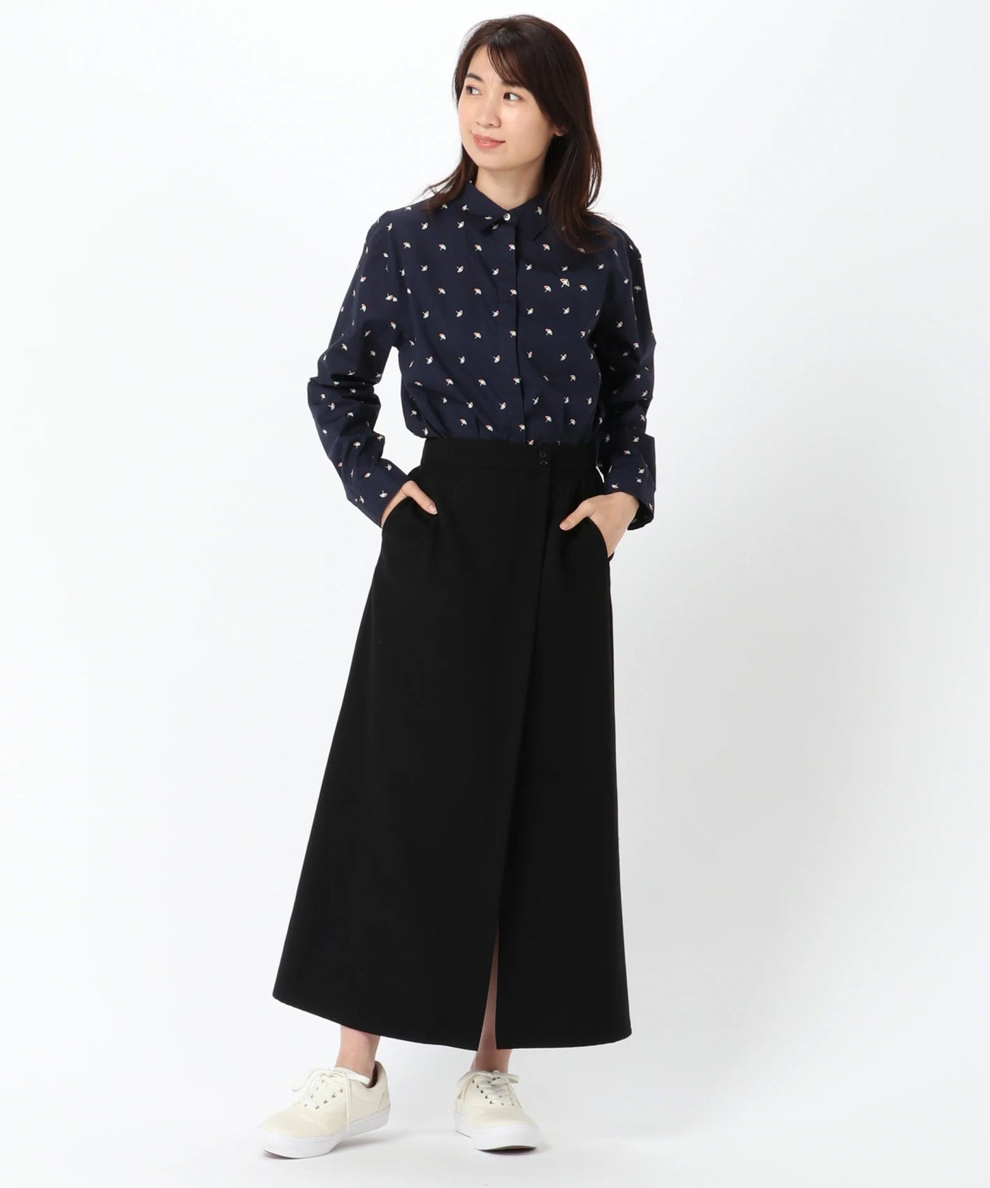 ヘリンボーンスカート