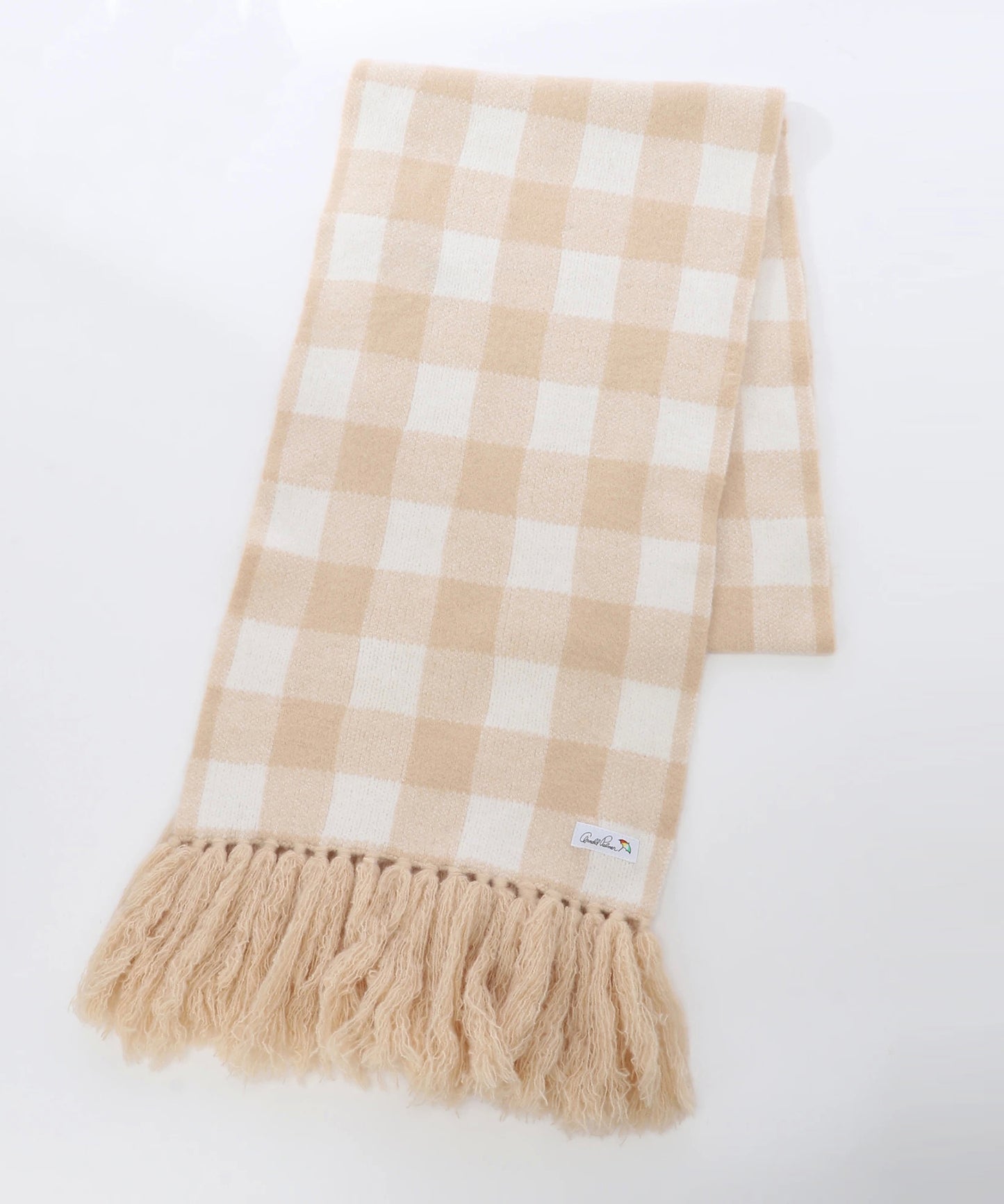 【残り1点】チェックJQニットマフラー