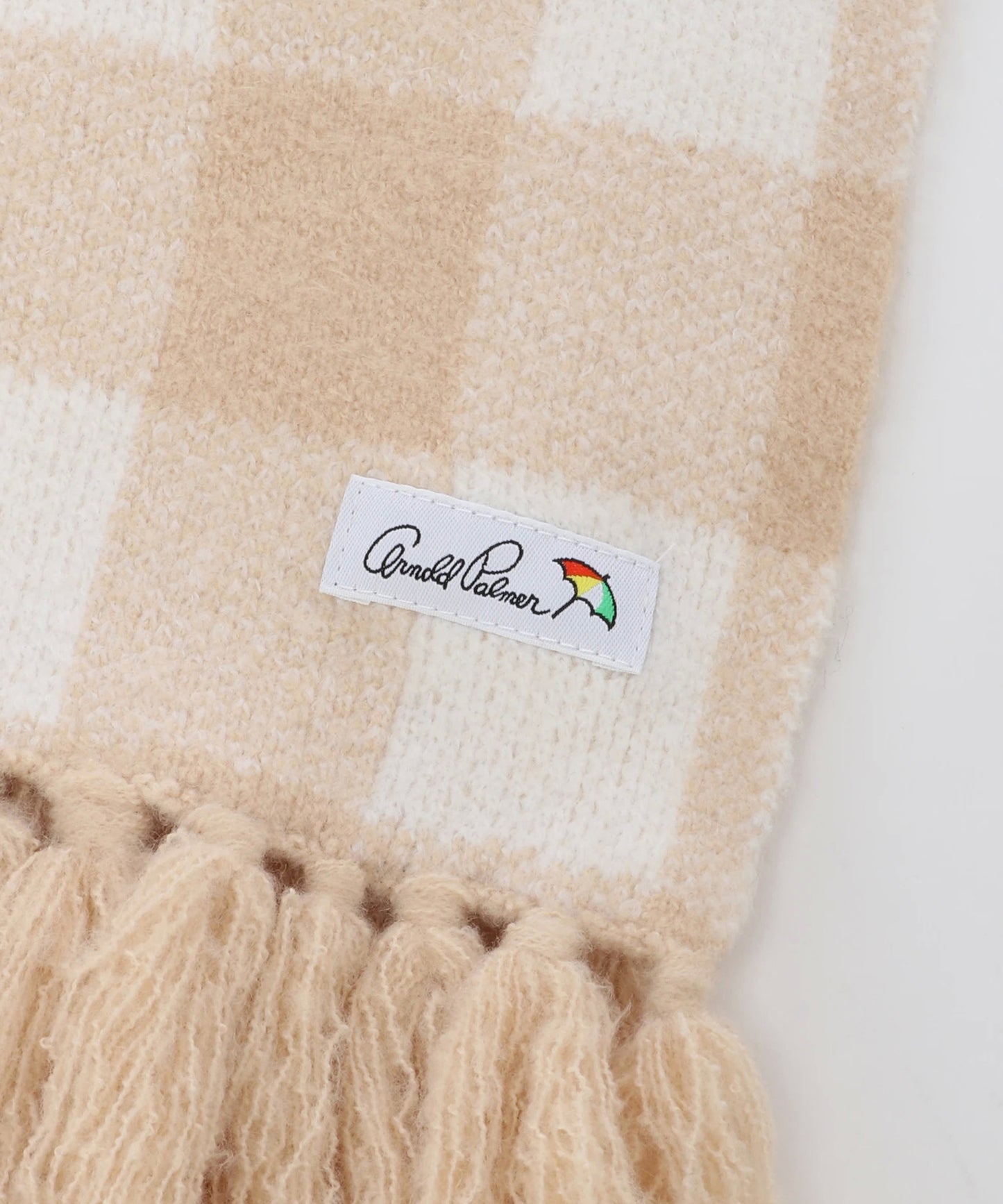 【残り1点】チェックJQニットマフラー