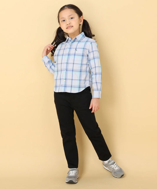 Arnold Palmer ダブルガーゼチェック長袖シャツキッズ