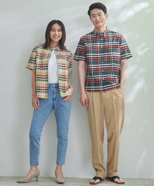 Arnold Palmer APクラシック パーマーチェック オックス半袖シェアシャツ