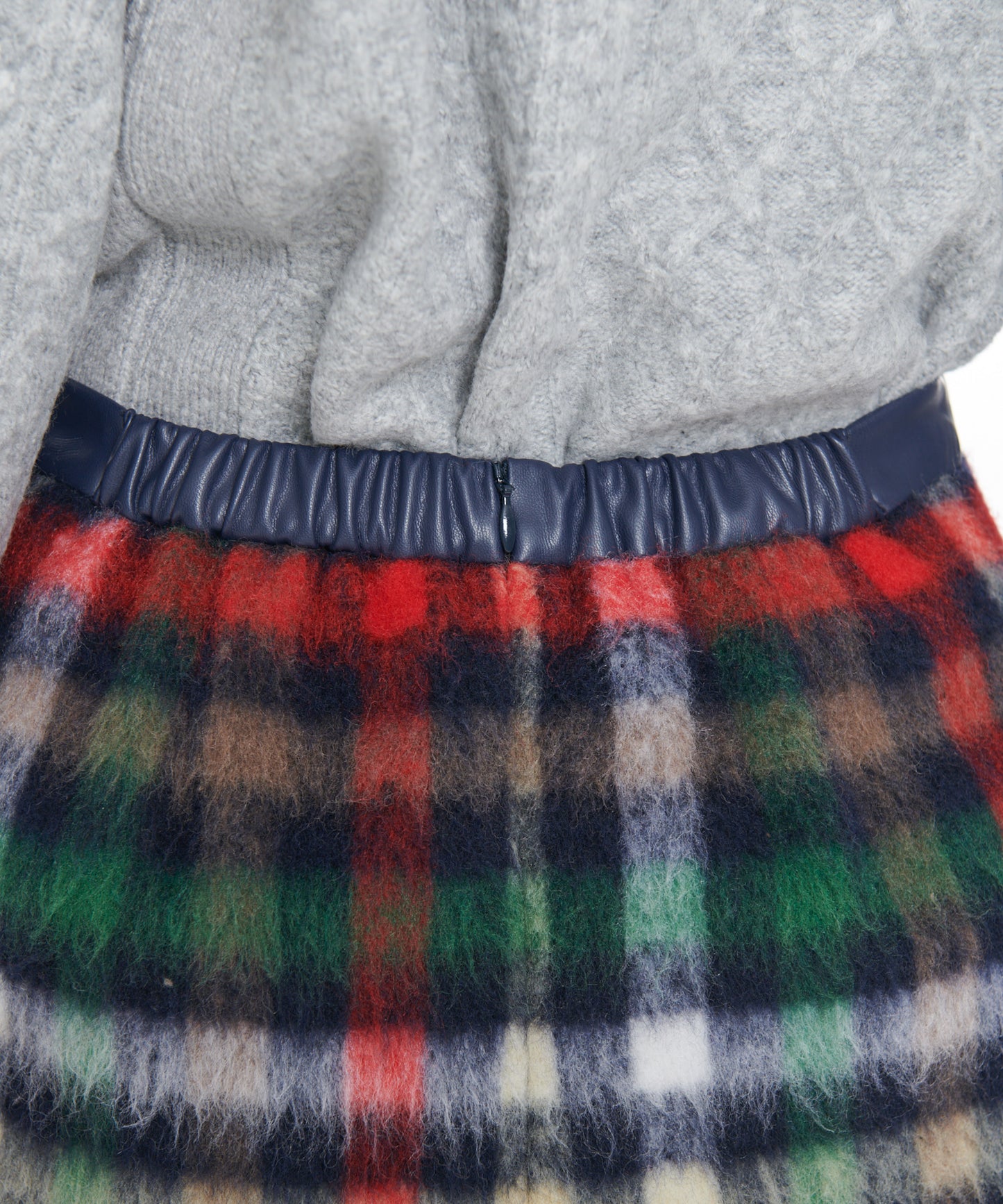 【残り3点】ビッグハウスチェック シャギーメルトンスカート