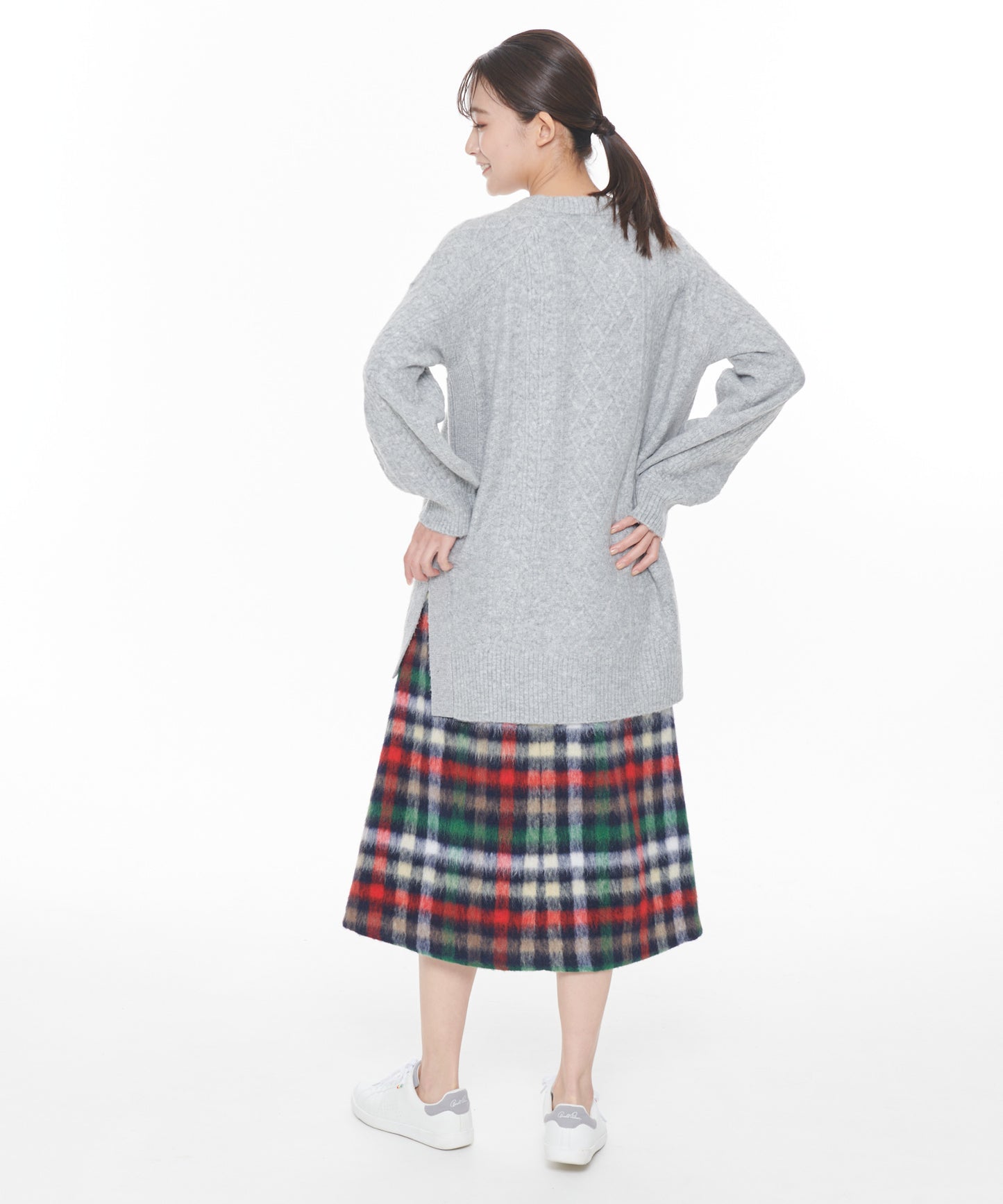 【残り3点】ビッグハウスチェック シャギーメルトンスカート