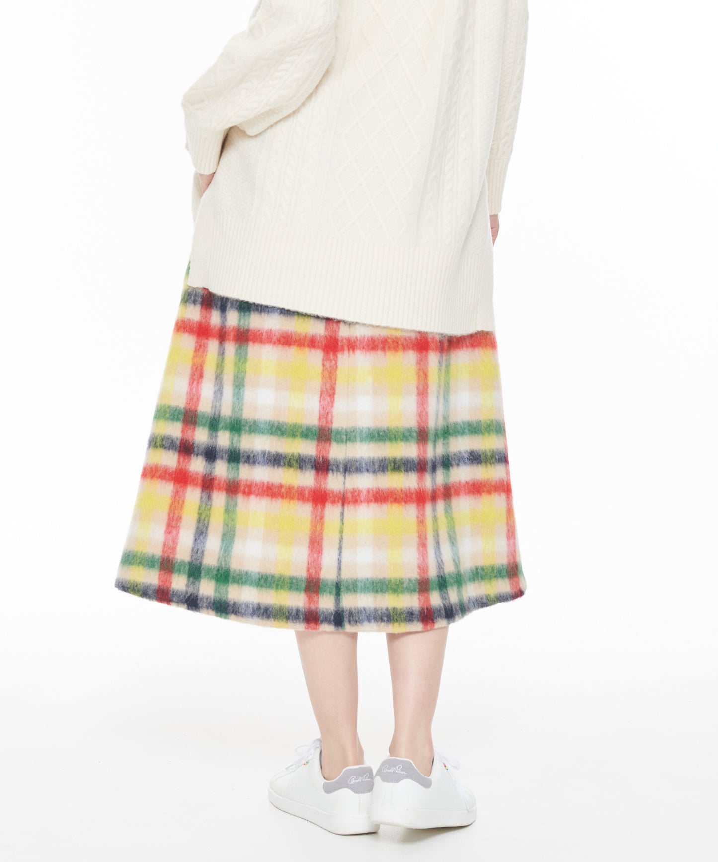 【残り3点】ビッグハウスチェック シャギーメルトンスカート