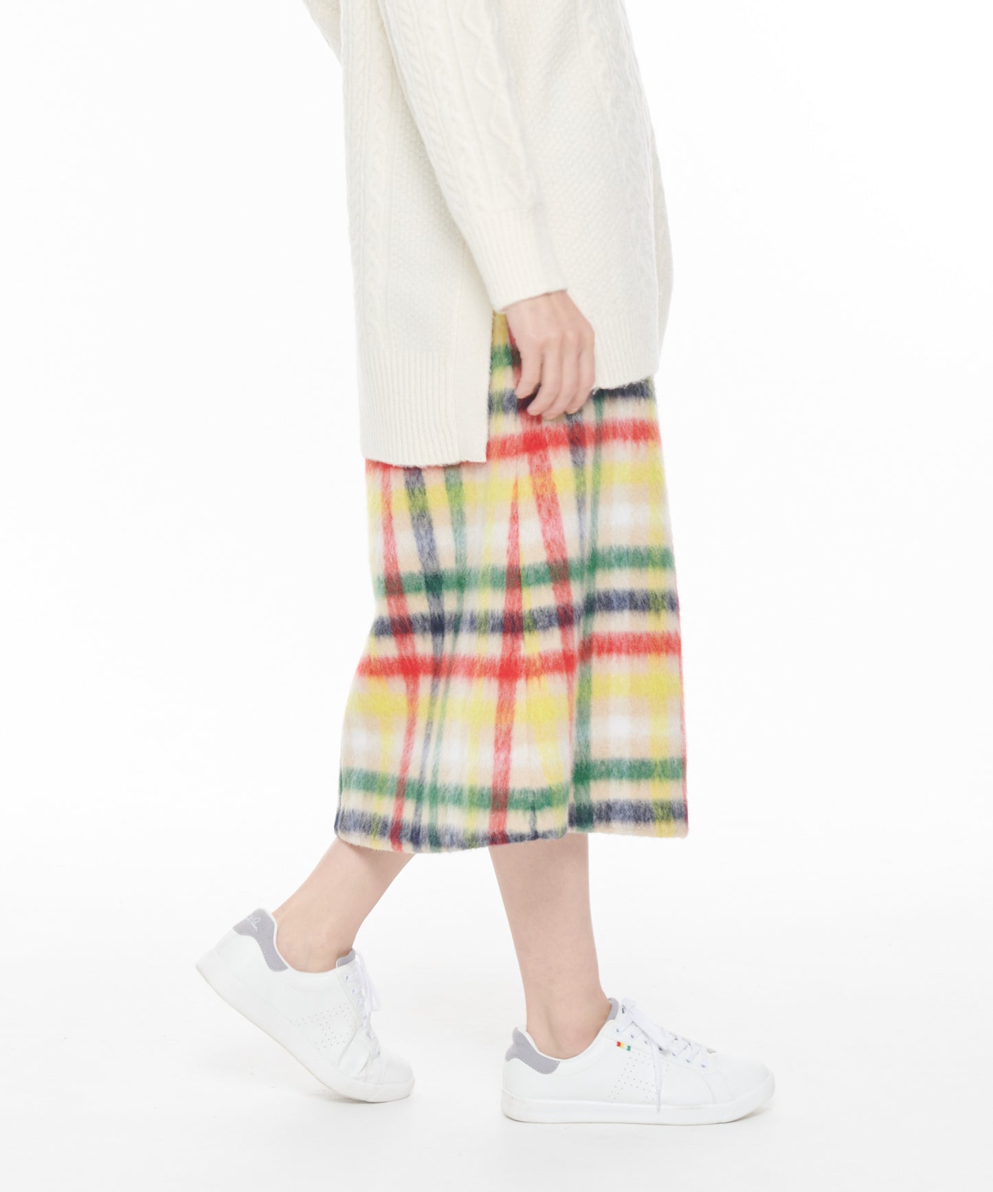 【残り3点】ビッグハウスチェック シャギーメルトンスカート