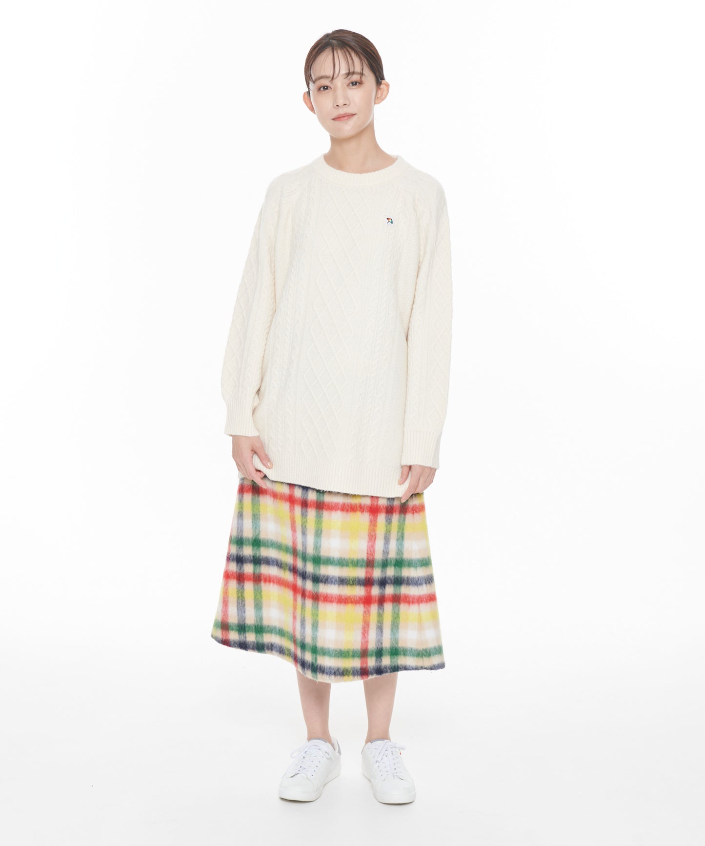 【残り3点】ビッグハウスチェック シャギーメルトンスカート