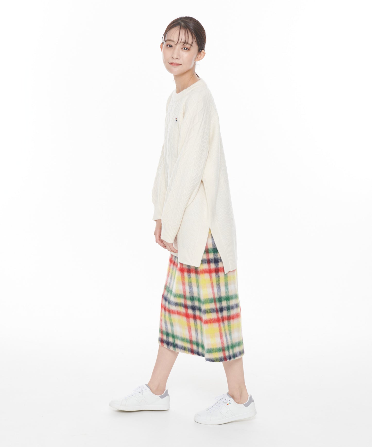 【残り3点】ビッグハウスチェック シャギーメルトンスカート