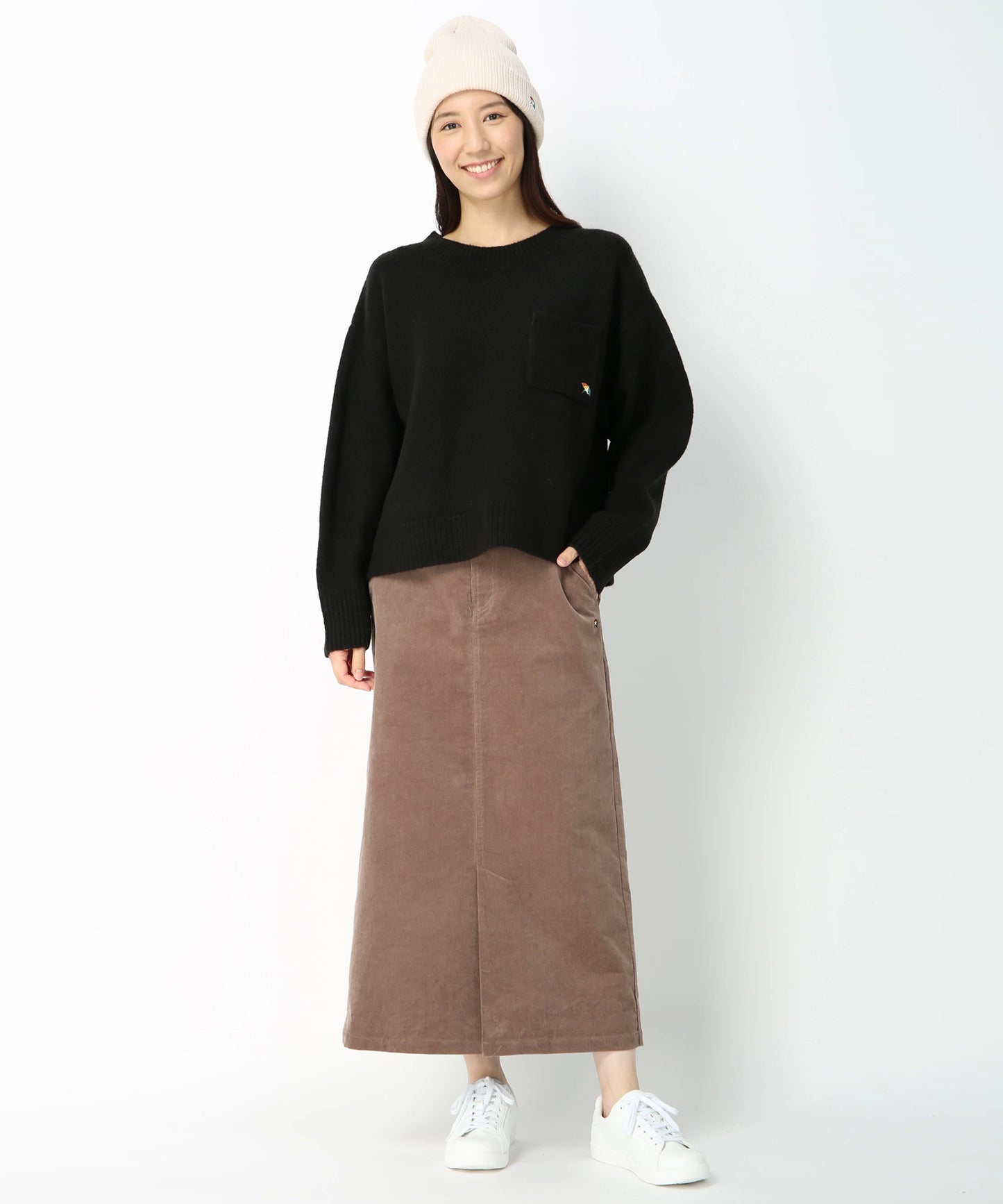 クラカーボ リブ編みシェアニットキャップ