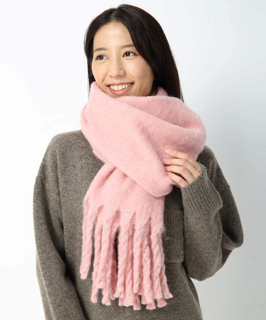 Arnold Palmer ブークレーボリュームマフラー GINGER 2月号、GLOW 2月号雑誌掲載