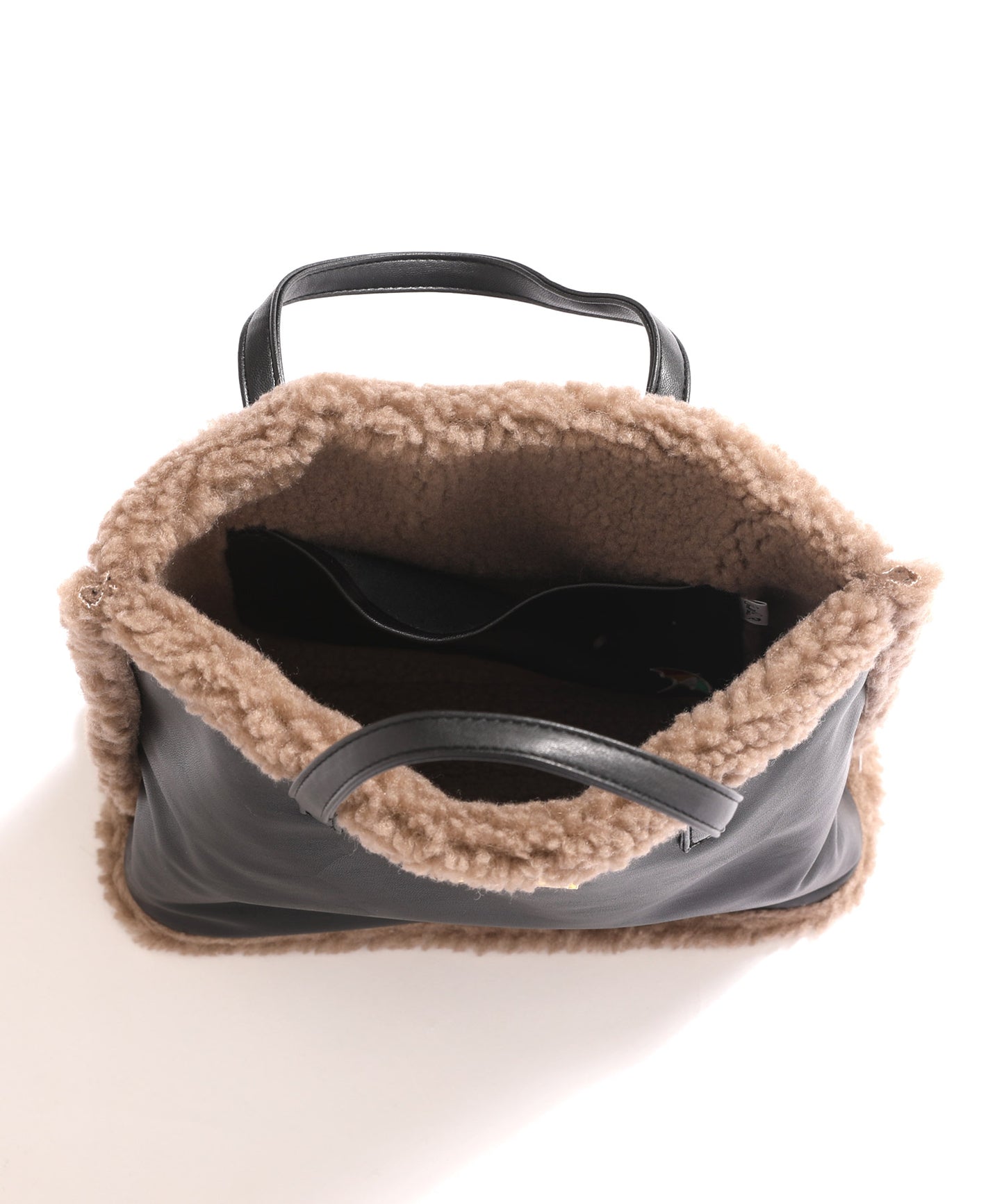 【残り2点】フェイクムートン リバーシブルトート