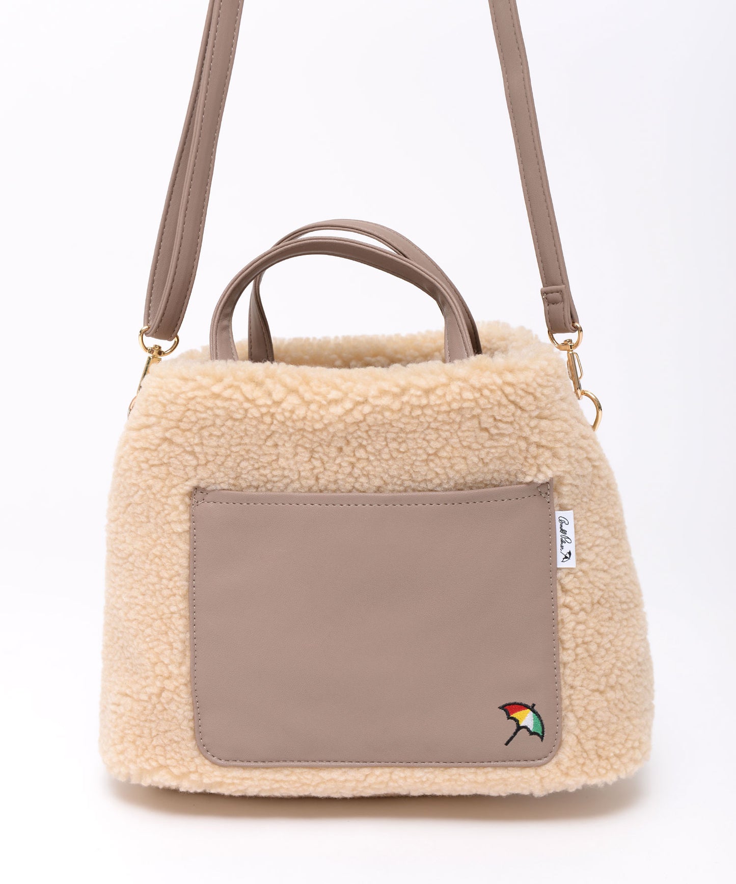 【残り2点】フェイクムートン リバーシブルトート