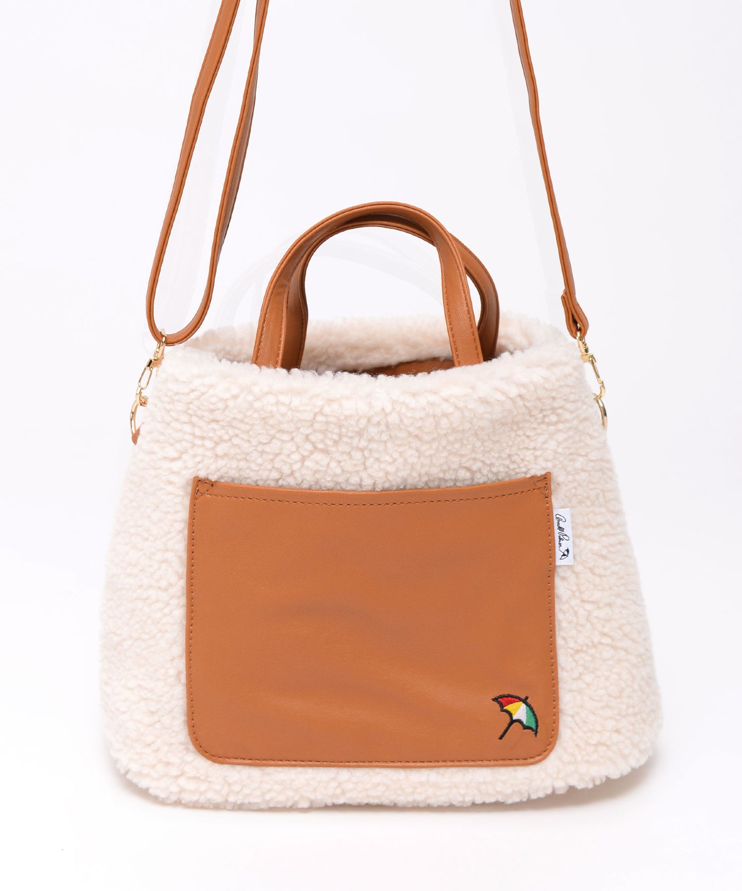 【残り2点】フェイクムートン リバーシブルトート