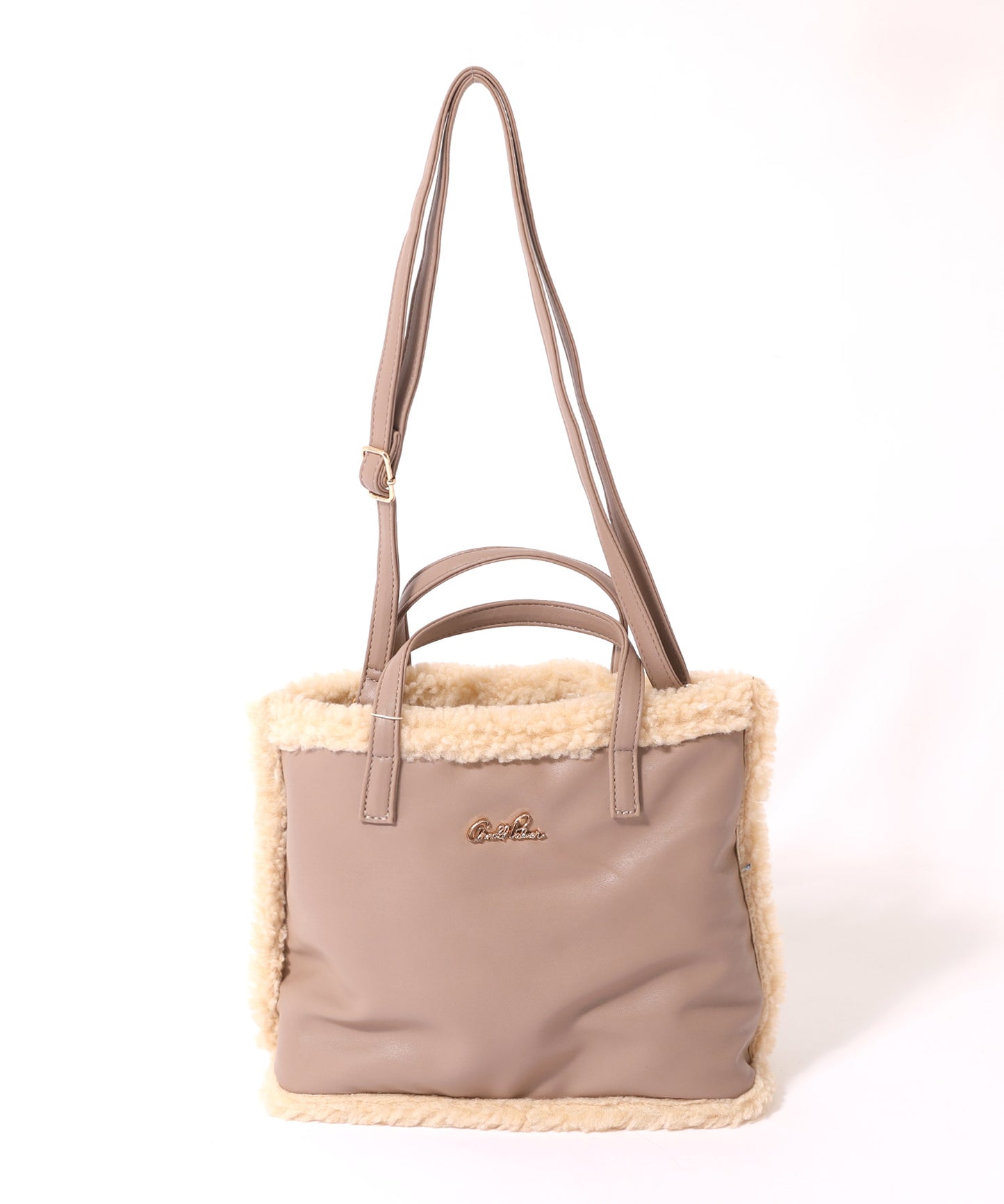 【残り2点】フェイクムートン リバーシブルトート