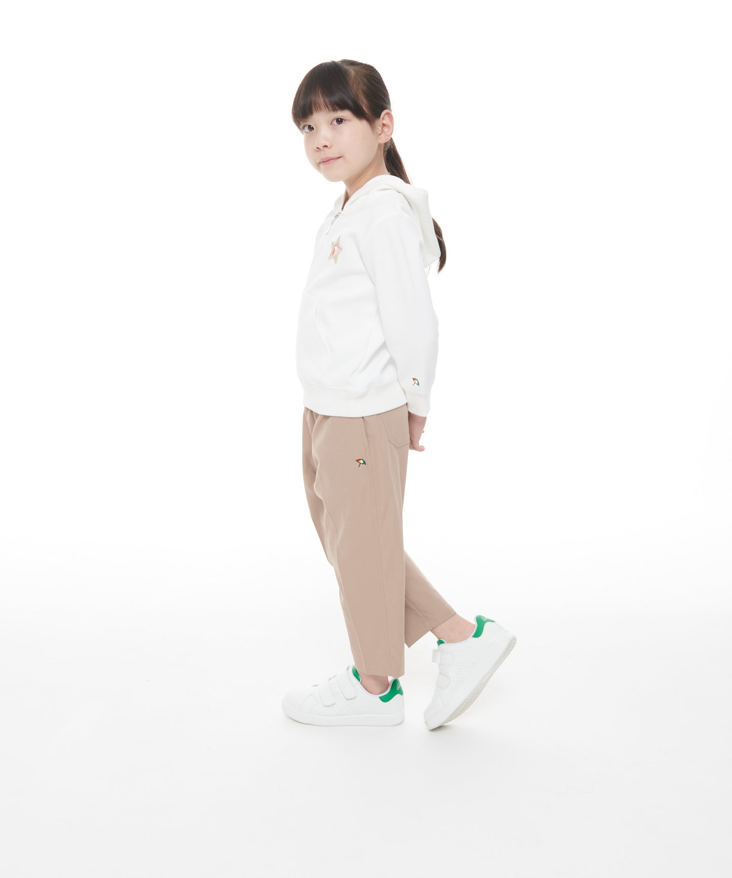 【残り2点】スターモチーフハーフジップフーディー【キッズ】