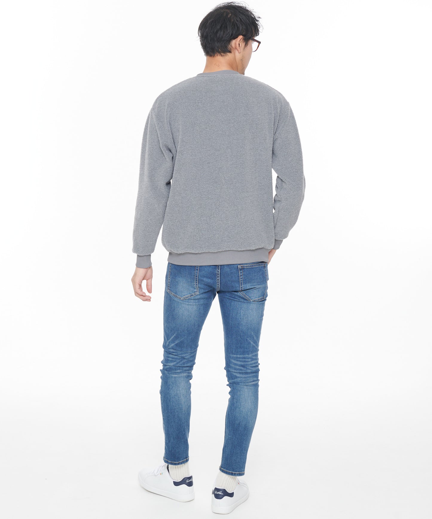 【残り2点】ボアフリースシェアロゴプルオーバー