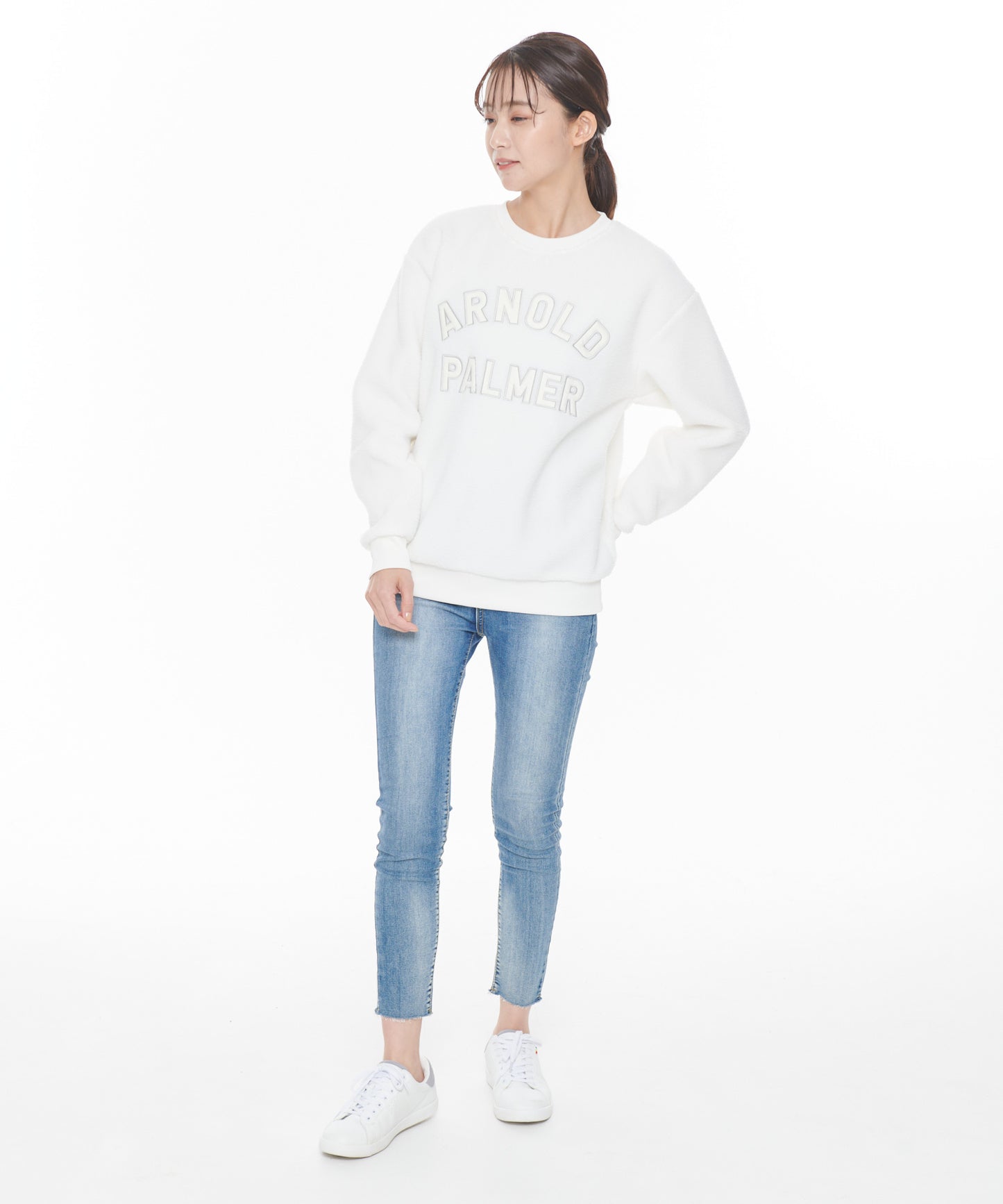 【残り2点】ボアフリースシェアロゴプルオーバー