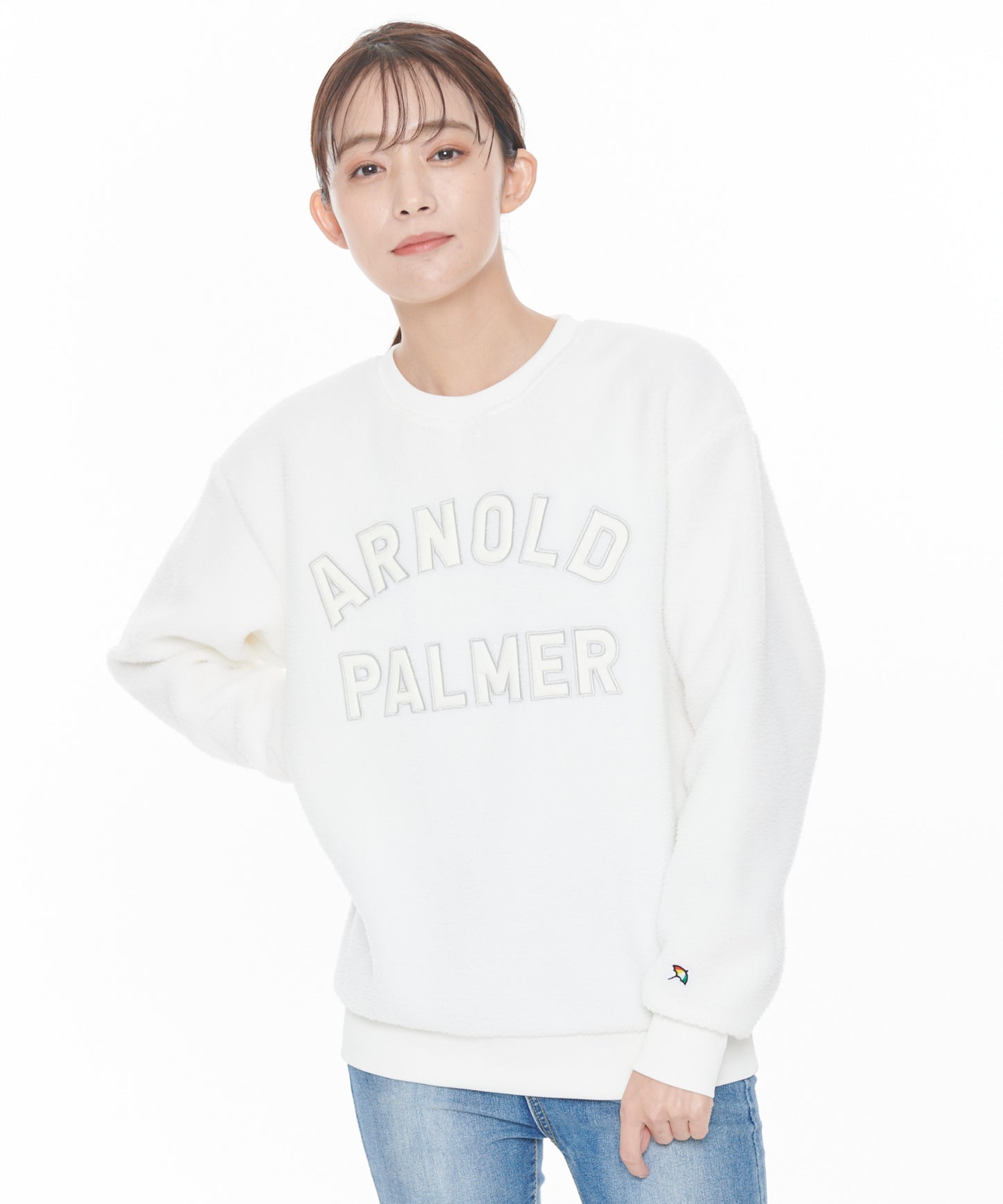 【残り2点】ボアフリースシェアロゴプルオーバー