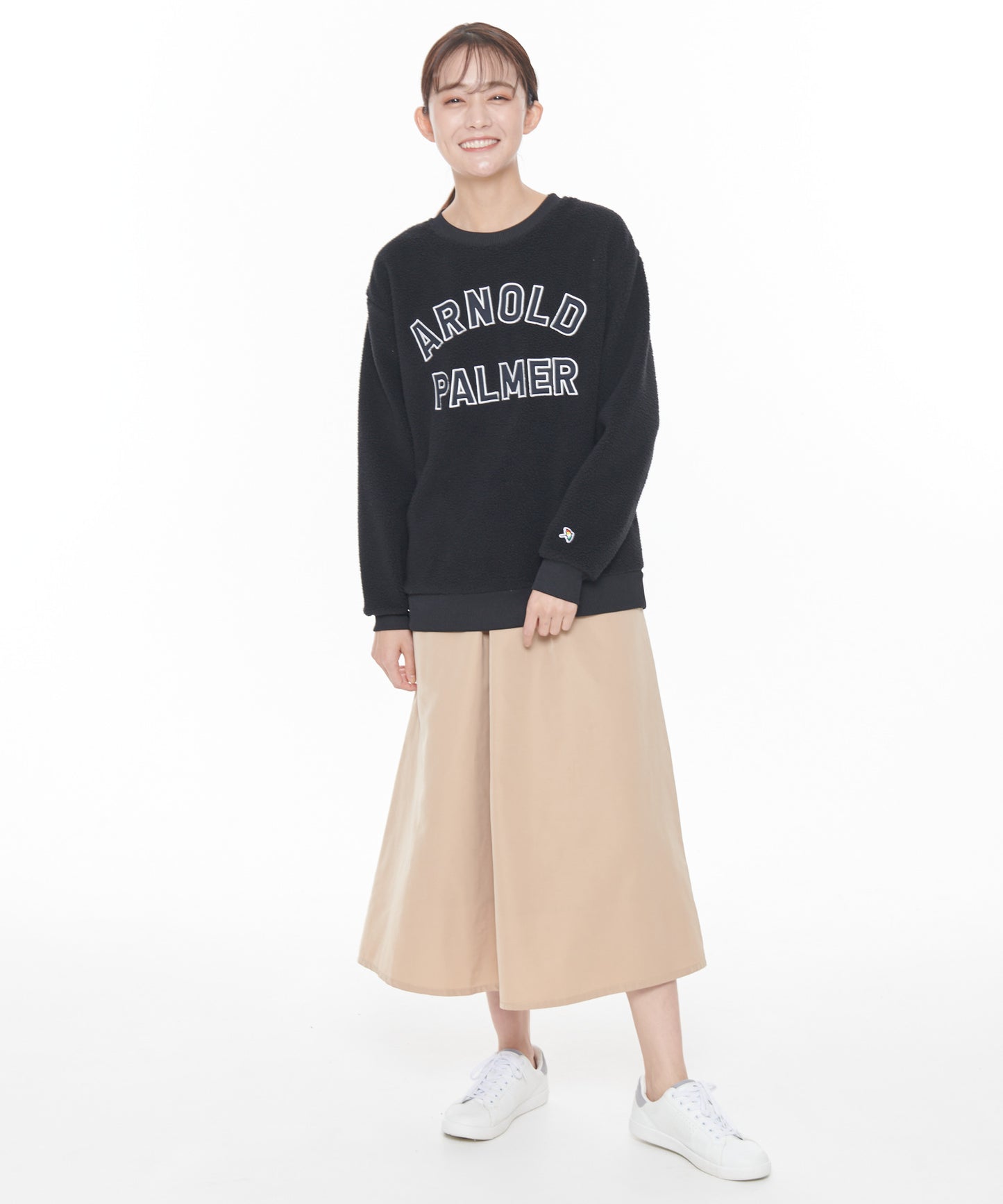 【残り2点】ボアフリースシェアロゴプルオーバー