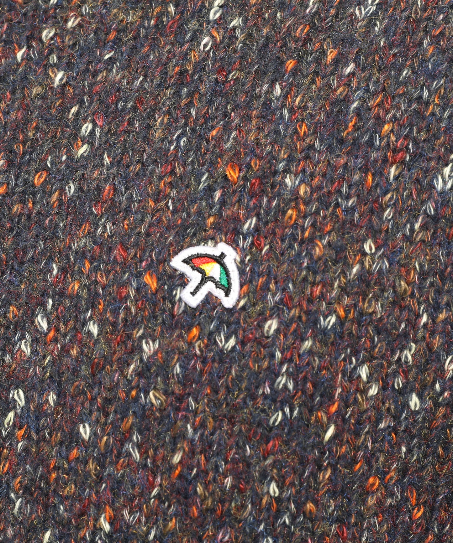 【残り2点】カラーメランジ ハーフジッププルオーバーニット