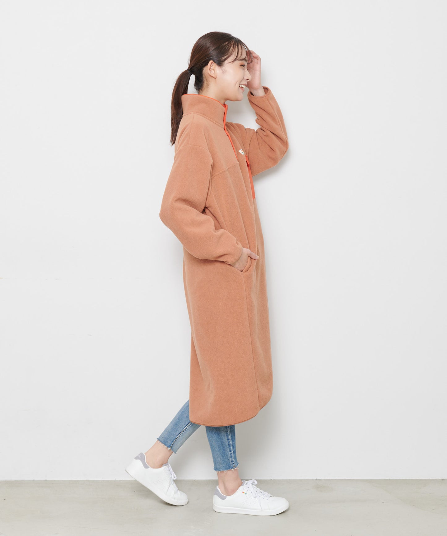 バルキーフリースワンピース