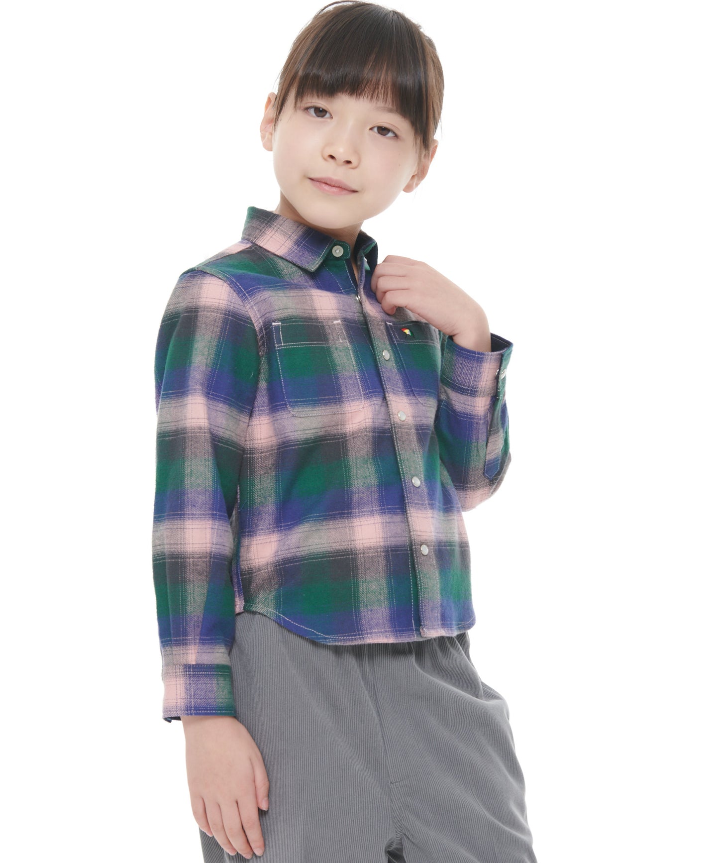 APクラシックネルチェックシャツ【キッズ】