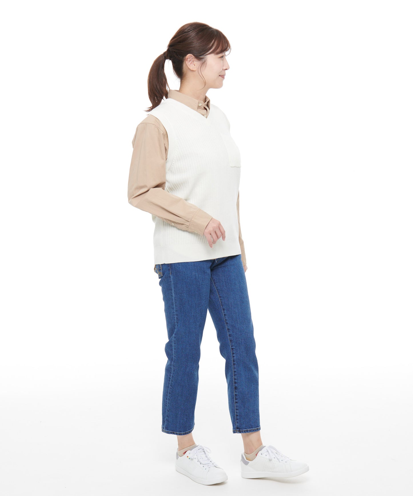 リブニットシェアベスト