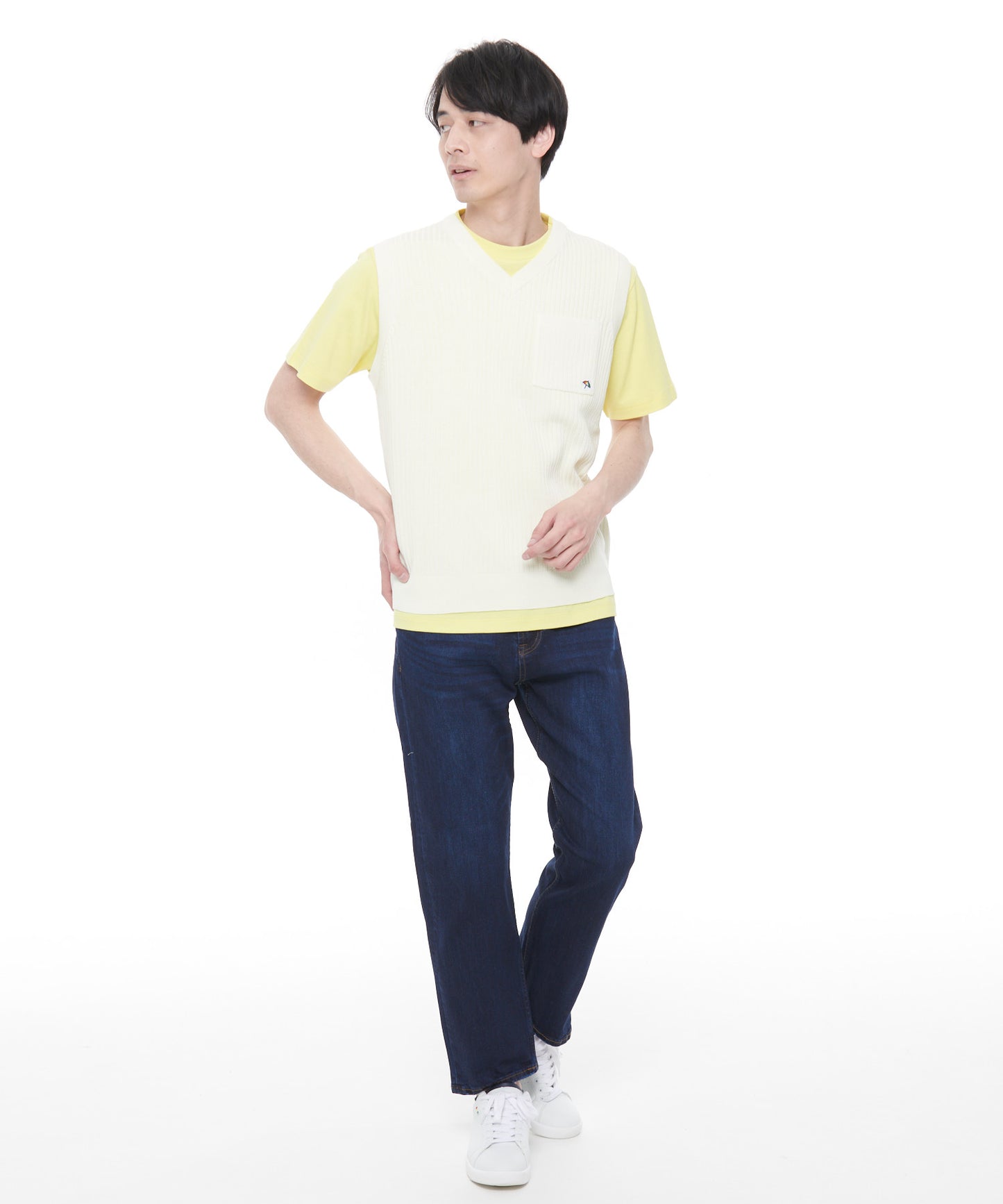 リブニットシェアベスト