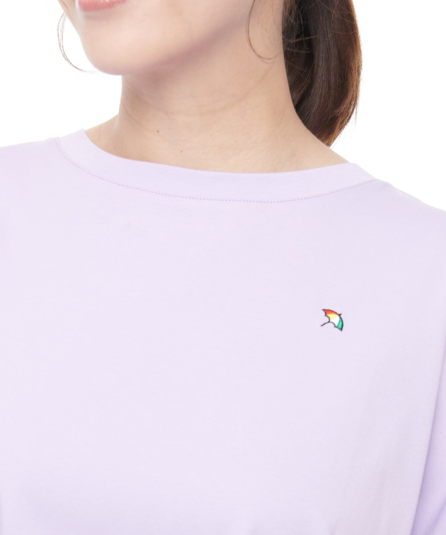 コットン天竺バックタックTシャツ