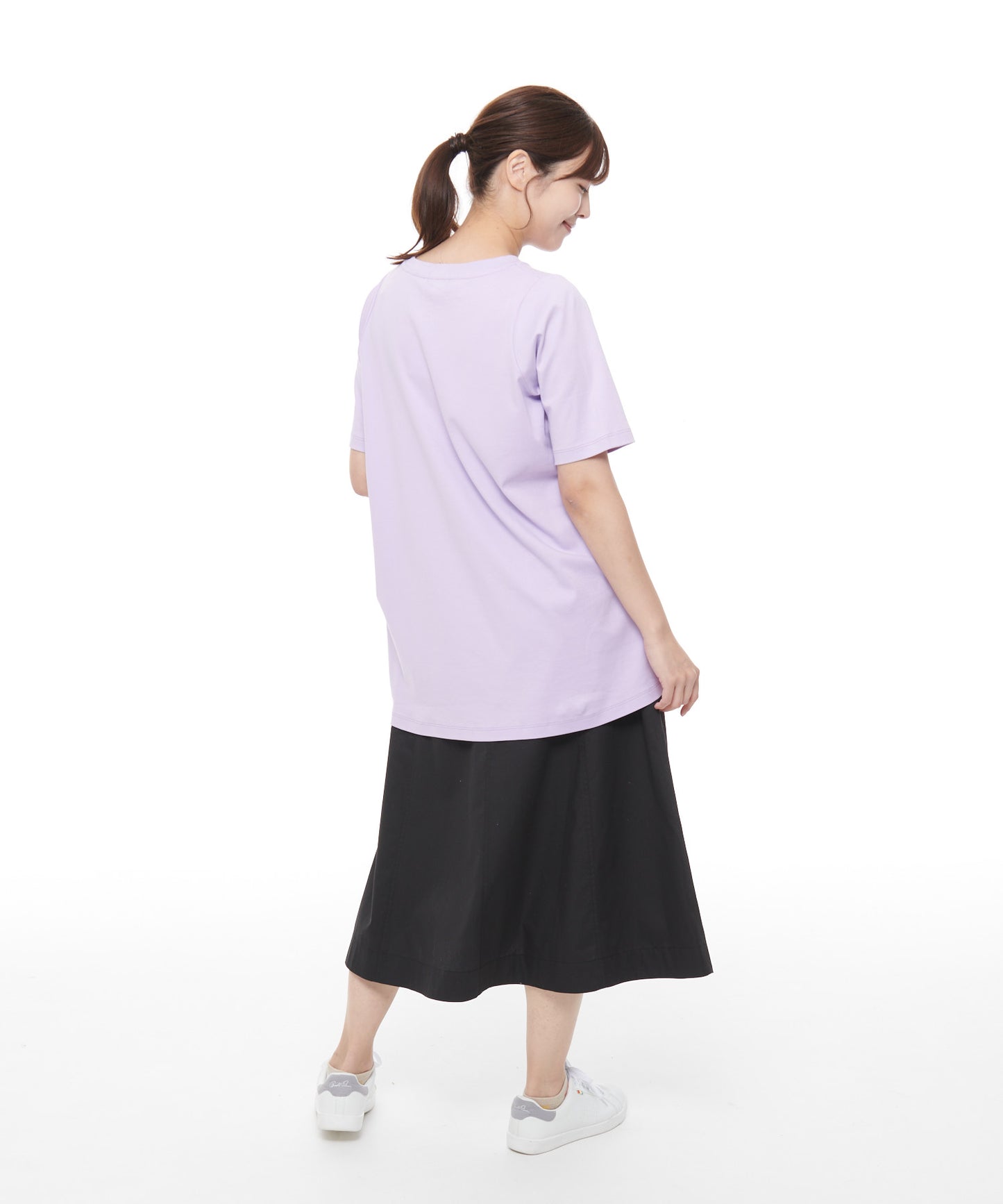 コットン天竺チュニックTシャツ