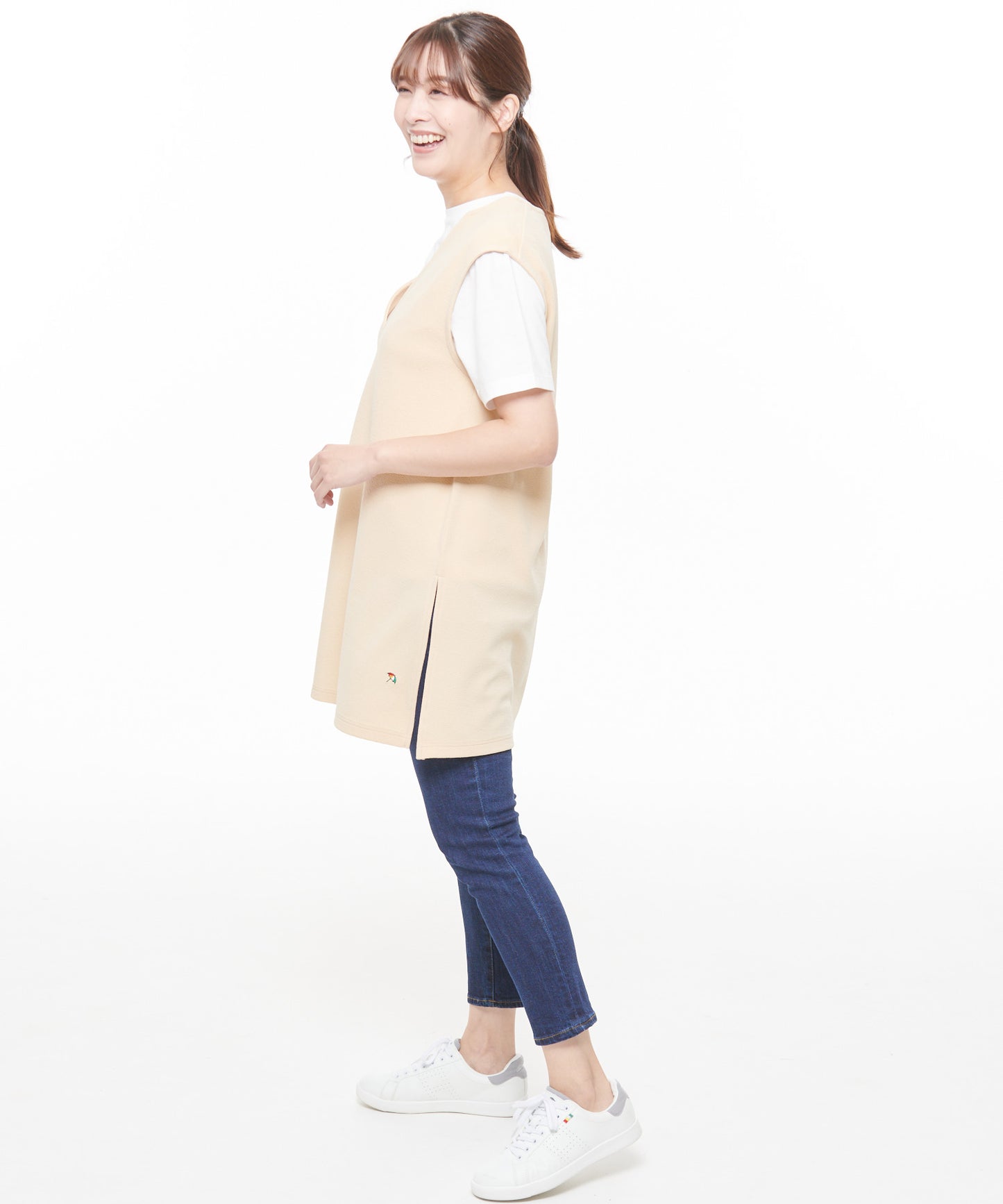 モチーフTee+スリーブレスVネックチュニック セット