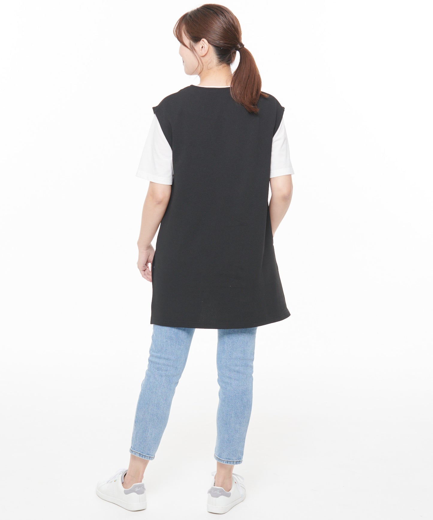 モチーフTee+スリーブレスVネックチュニック セット