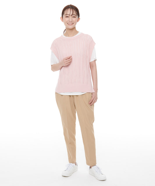 Arnold Palmer ニットベスト×ラウンドテールTシャツセット