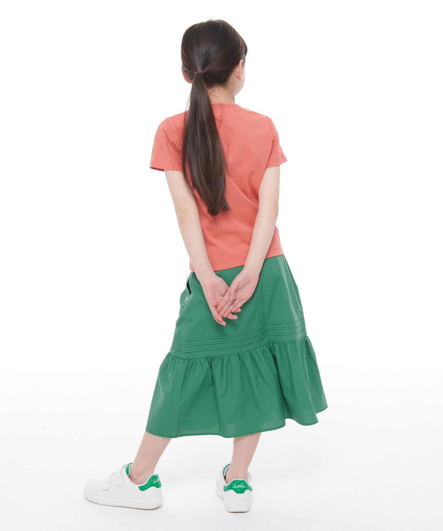 ビッグハートモチーフTシャツ【キッズ】