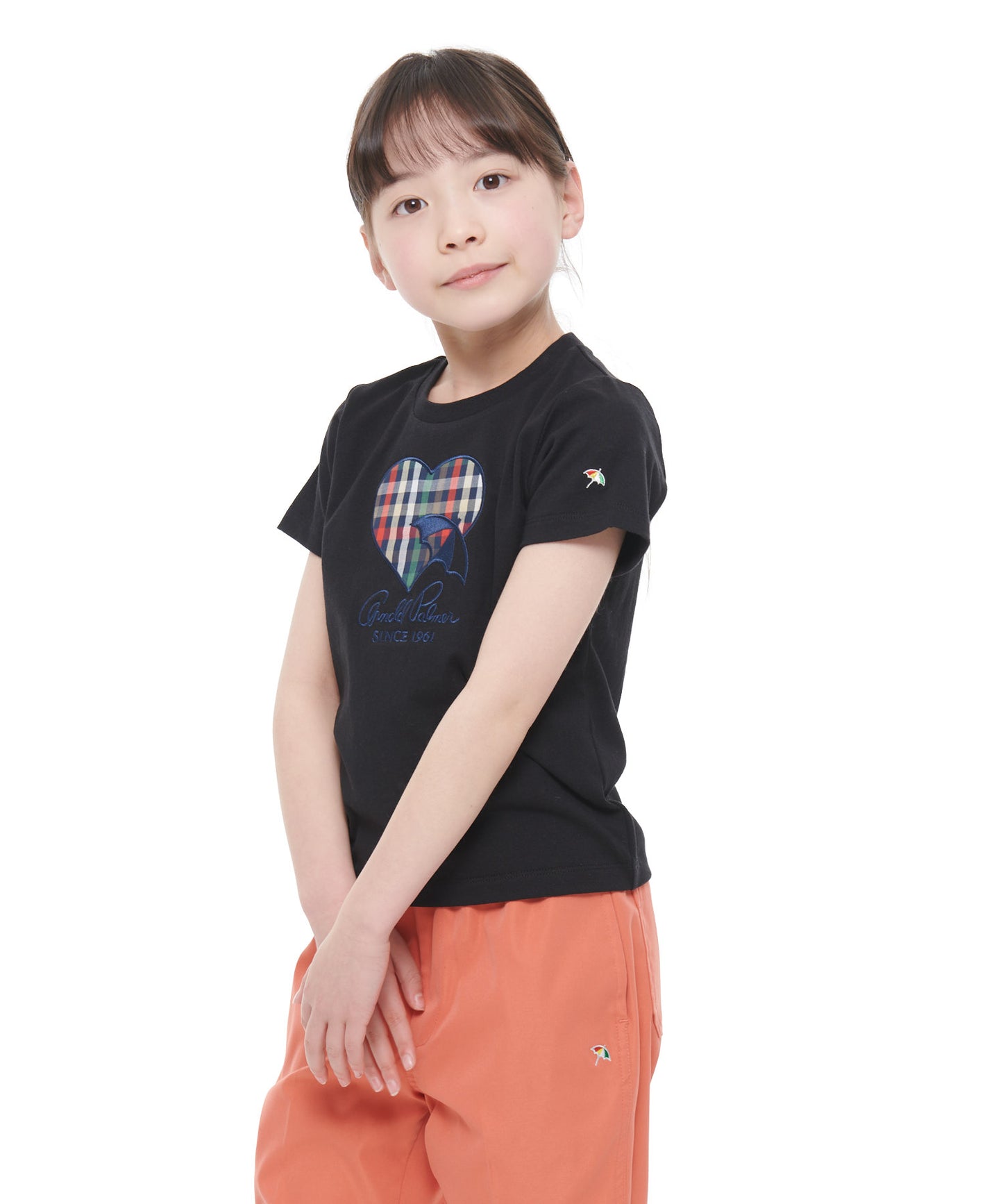 ビッグハートモチーフTシャツ【キッズ】
