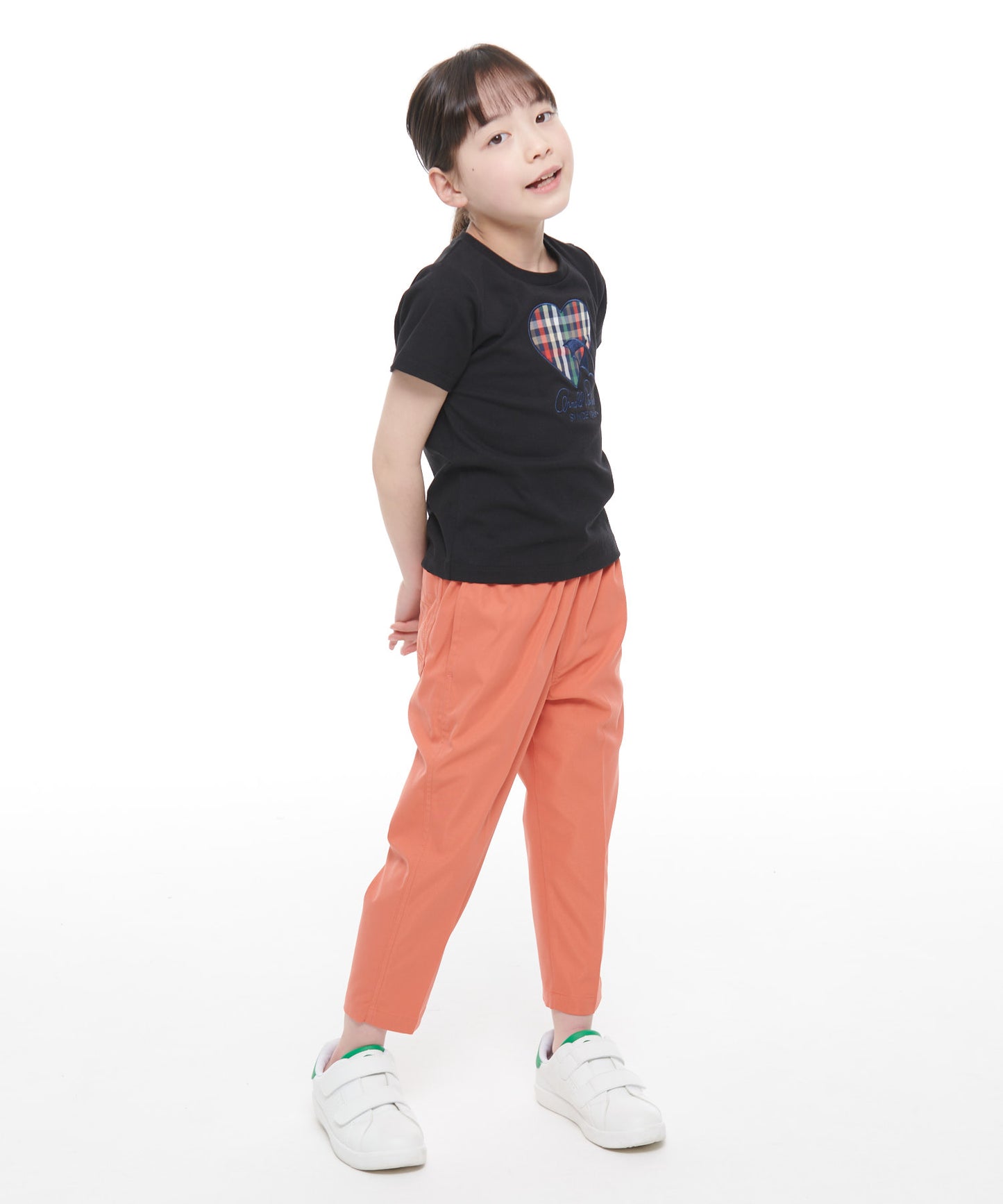 ビッグハートモチーフTシャツ【キッズ】