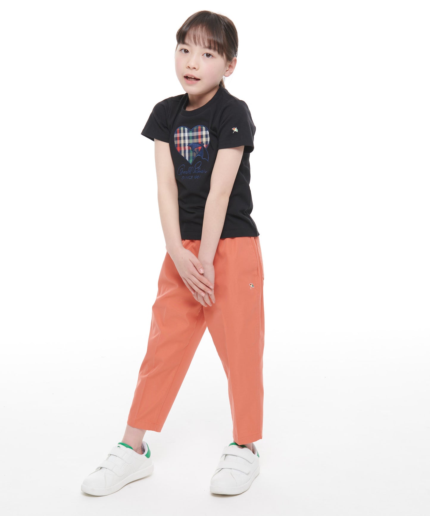 ビッグハートモチーフTシャツ【キッズ】