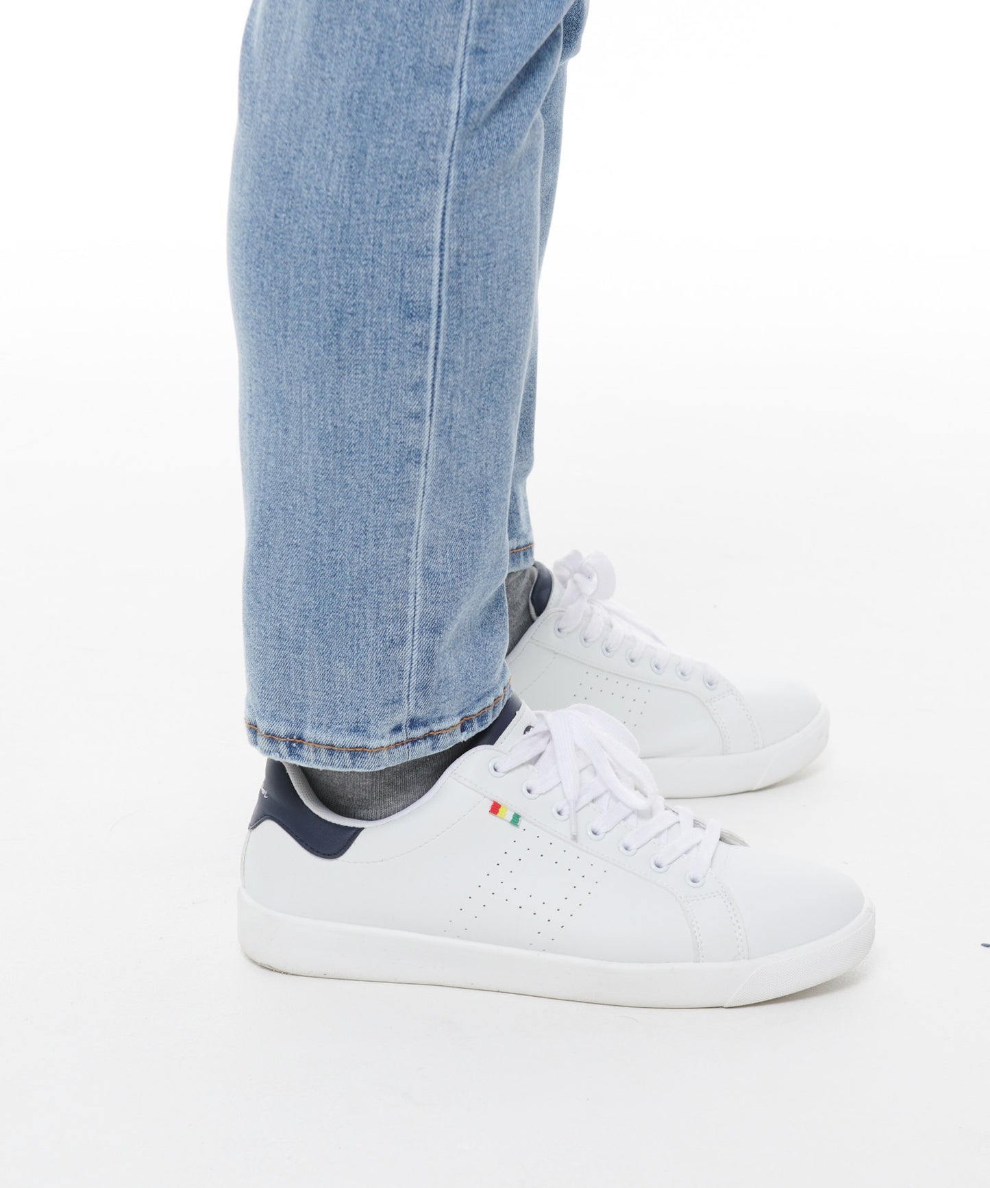 テーパードストレッチデニムパンツ for men's