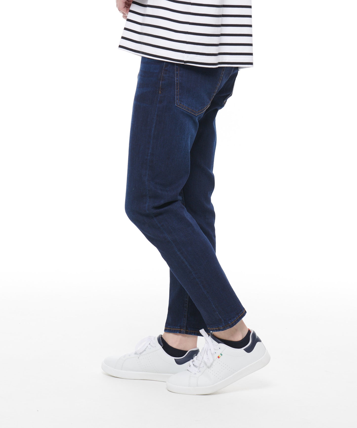 テーパードストレッチデニムパンツ for men's