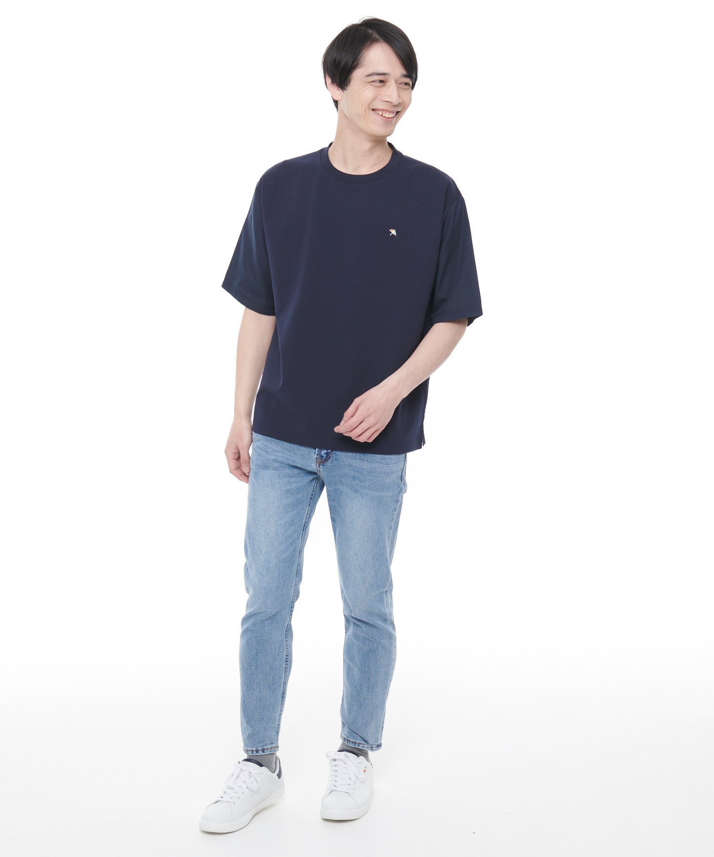 テーパードストレッチデニムパンツ for men's