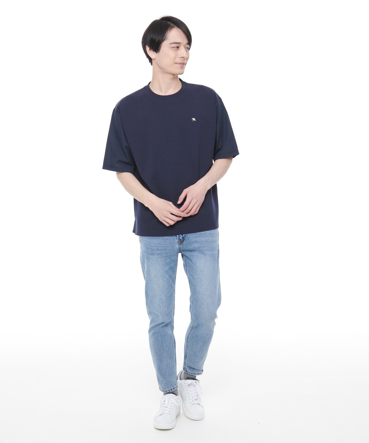 テーパードストレッチデニムパンツ for men's