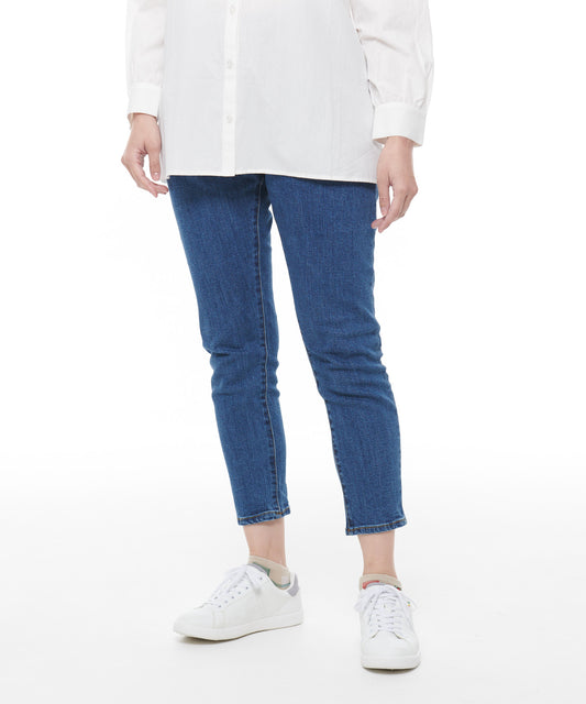 Arnold Palmer テーパードストレッチデニムパンツ for ladies'